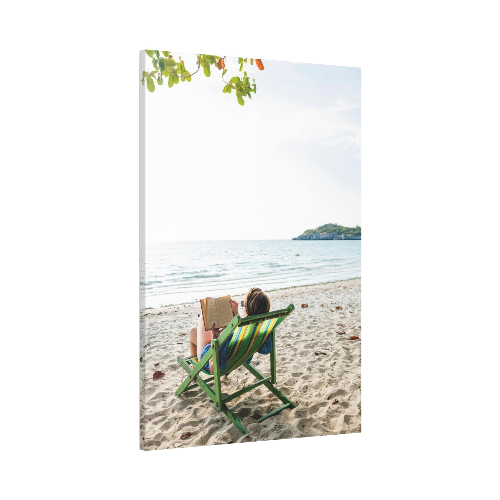 Relax Serene Solitude: A Relaxing Wall Art on Framed Canvas