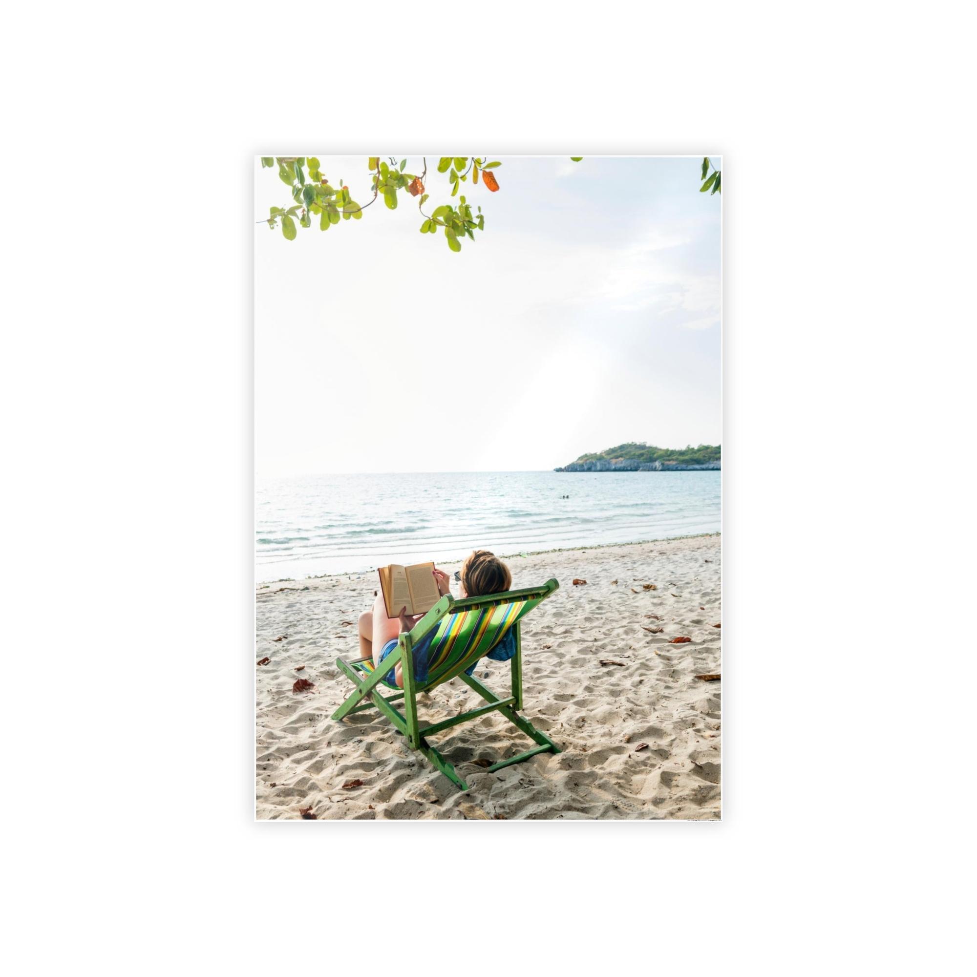 Relax Serene Solitude: A Relaxing Wall Art on Framed Canvas