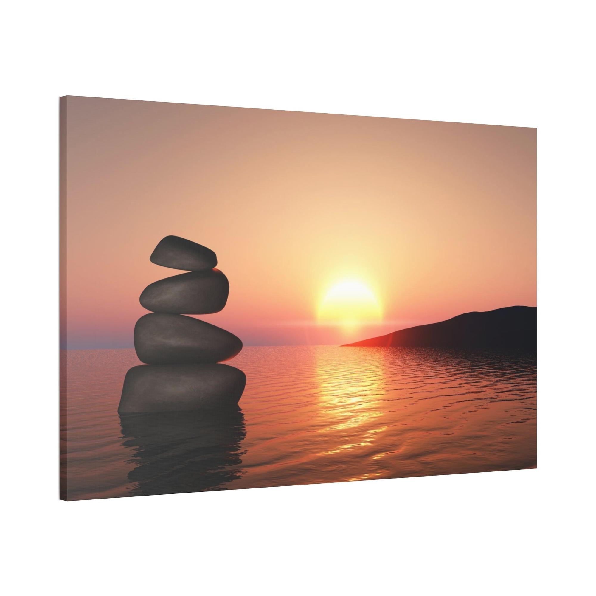undefined The Art of Relaxation: Canvas Print of a Peaceful Landscape