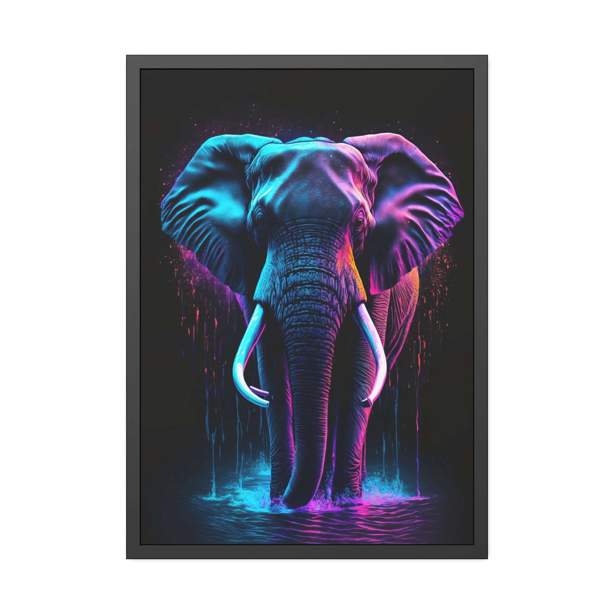 Elephants Elephant Elegance: Natural Canvas Wall Art for the Home