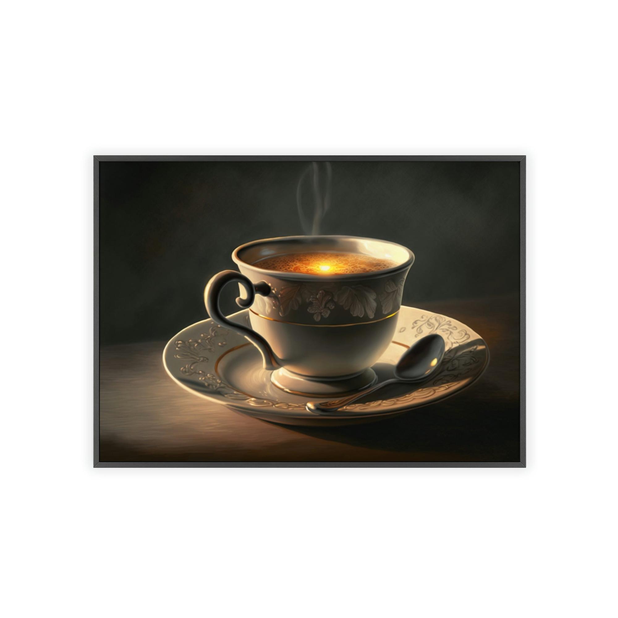 Coffe Coffee Delights: Artistic Depictions of Your Favorite Beverage on Canvas & Posters