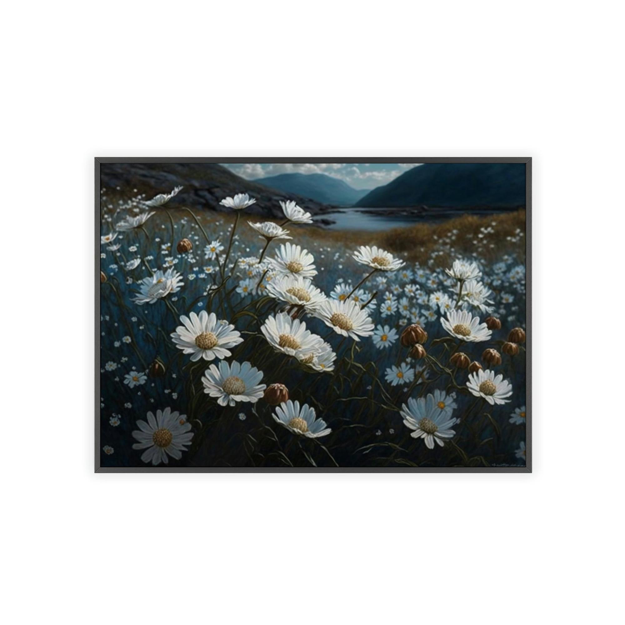 Daisies Radiant Daisies: Floral Artwork on Canvas & Posters for Home Decor