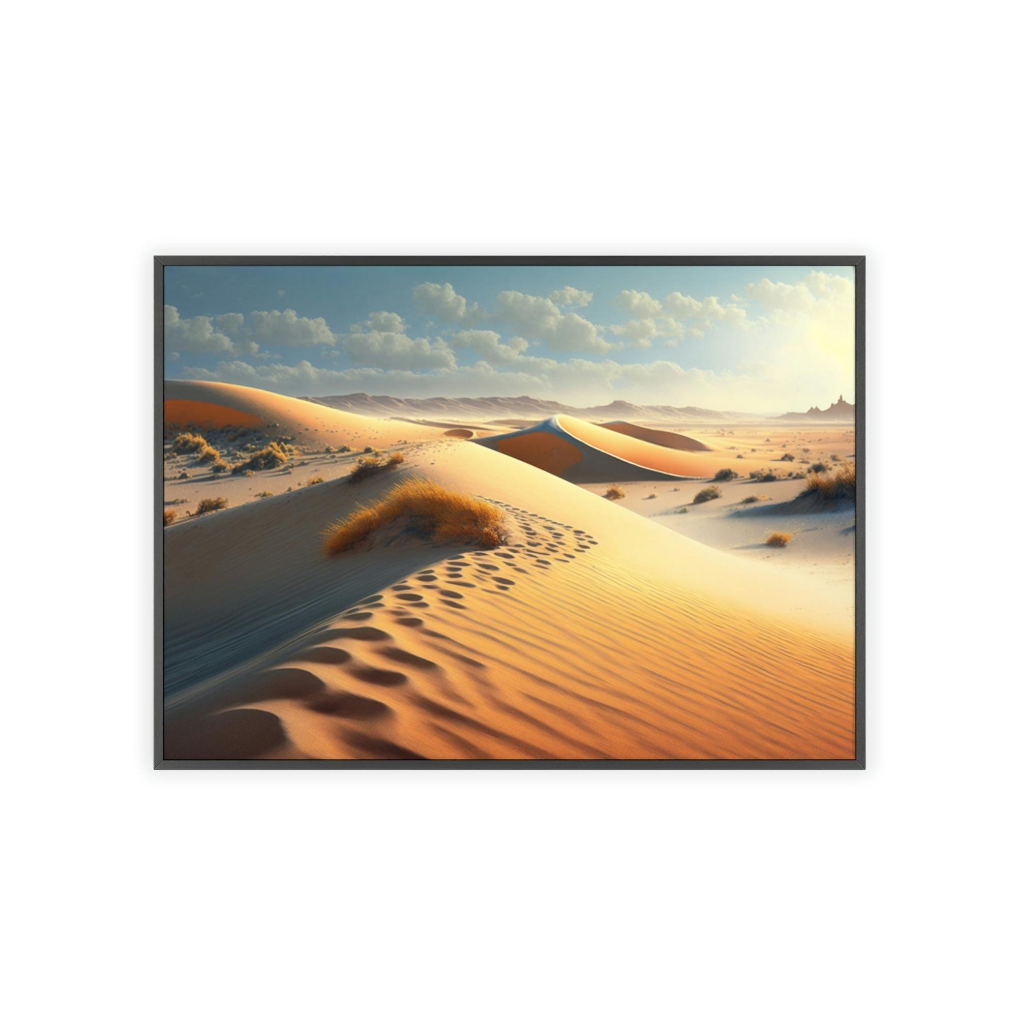 Desert Vast Wonders: Artistic Canvas & Poster Print of the Desert for Your Wall