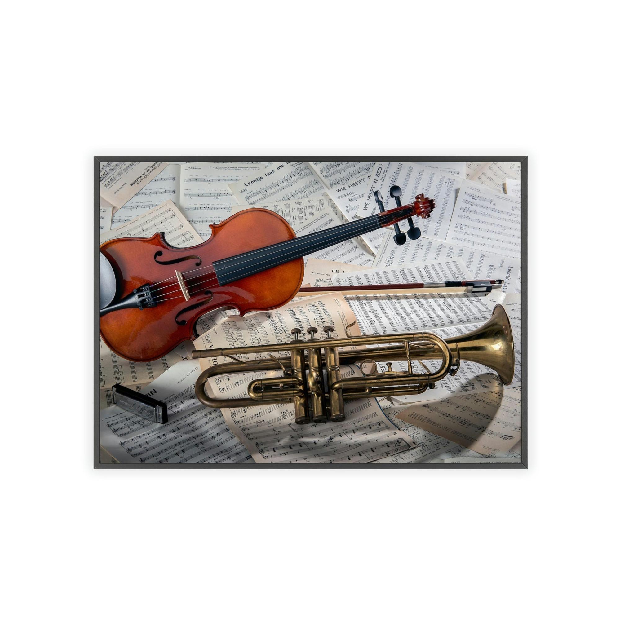 Classical The Symphony of Classics: A Masterpiece of Art on a Framed Canvas & Poster