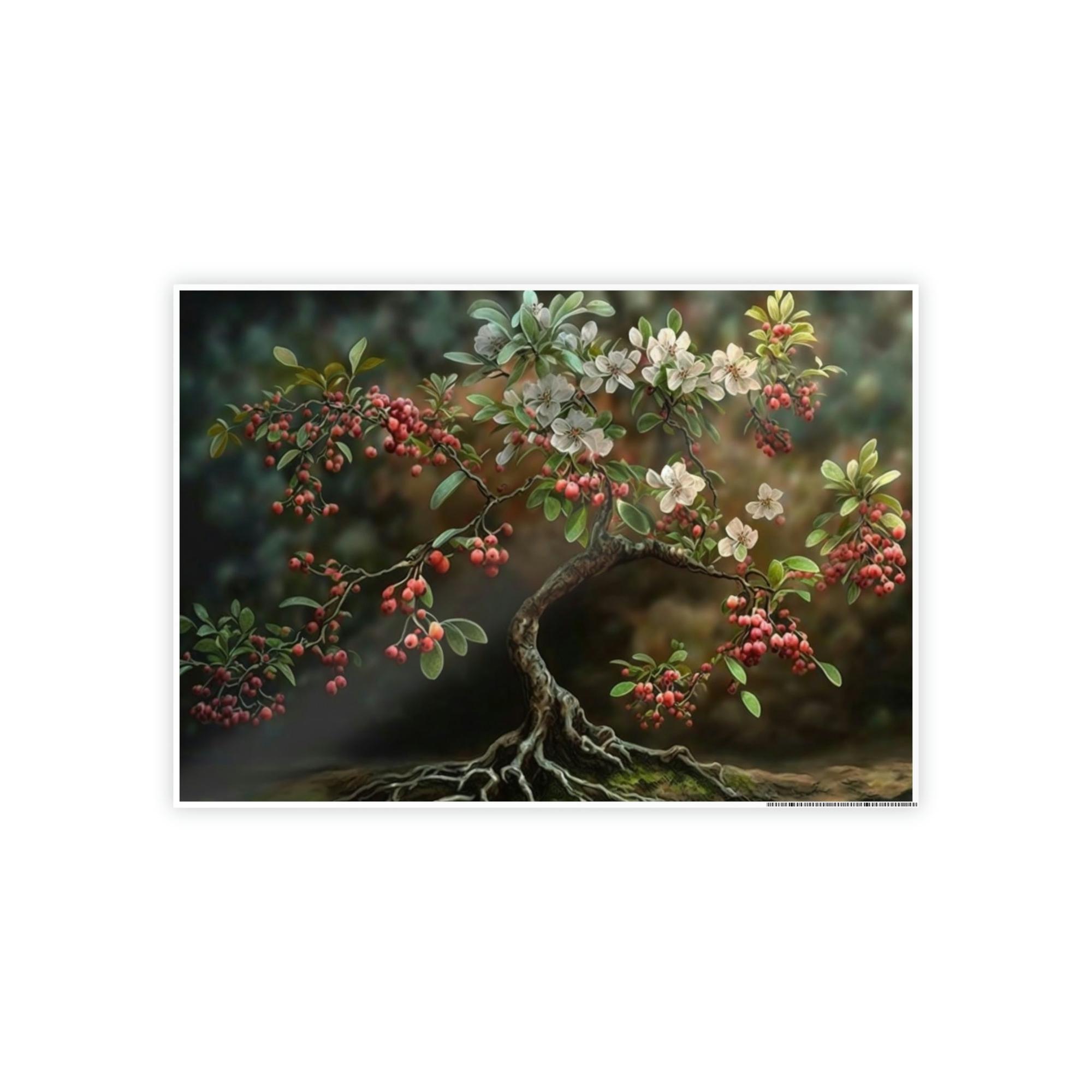Cherry Trees The Allure of Cherry Blossoms: A Springtime Fantasy on Canvas & Poster