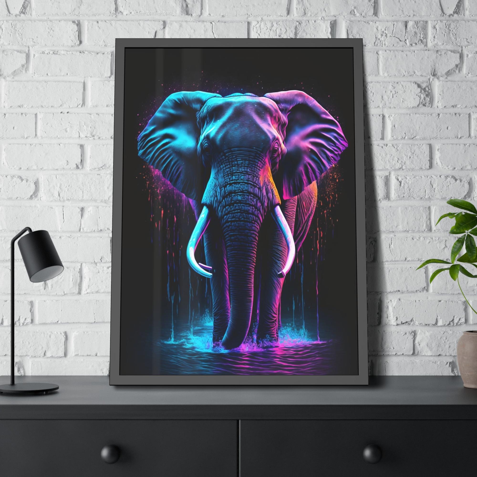 Elephants Elephant Elegance: Natural Canvas Wall Art for the Home