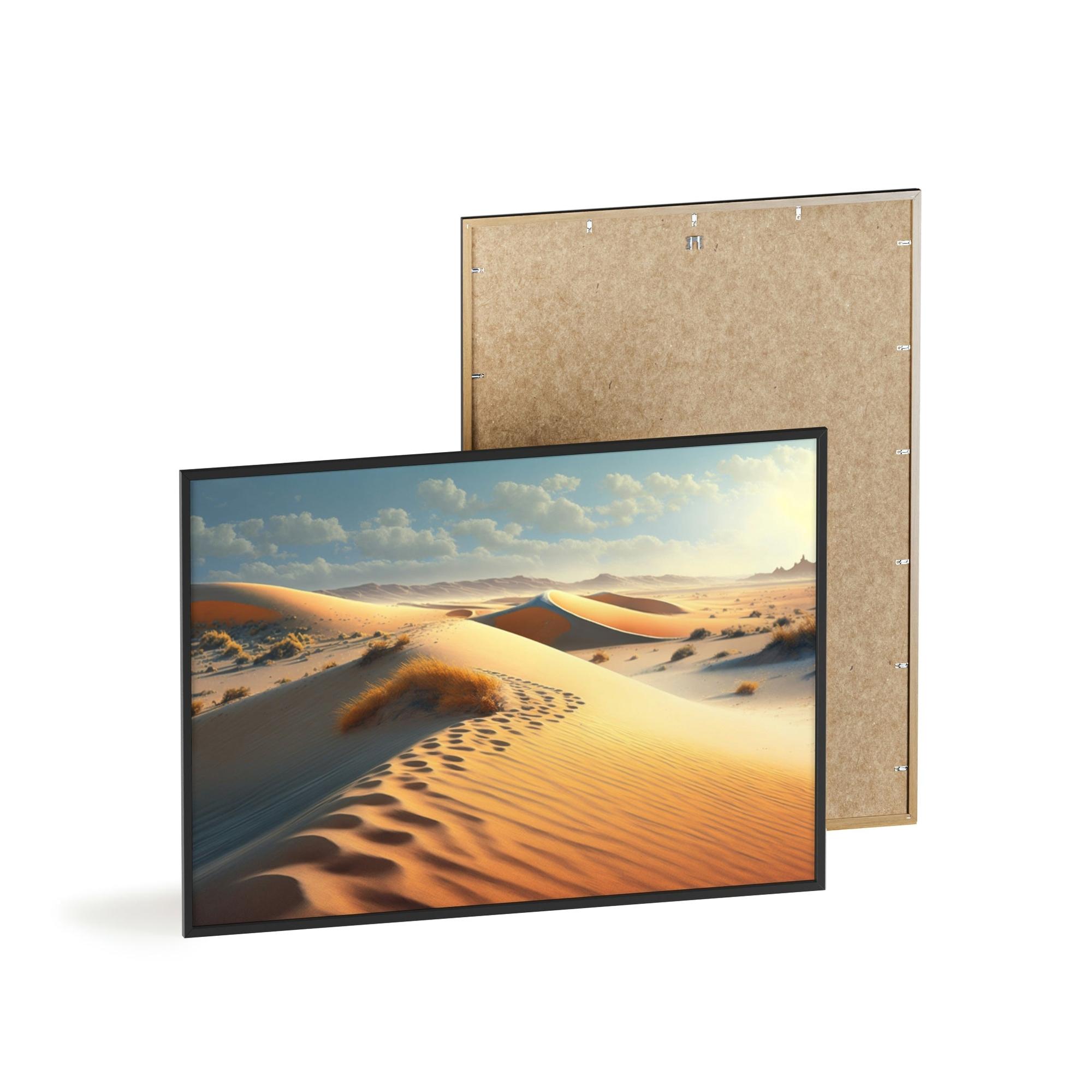 Desert Vast Wonders: Artistic Canvas & Poster Print of the Desert for Your Wall