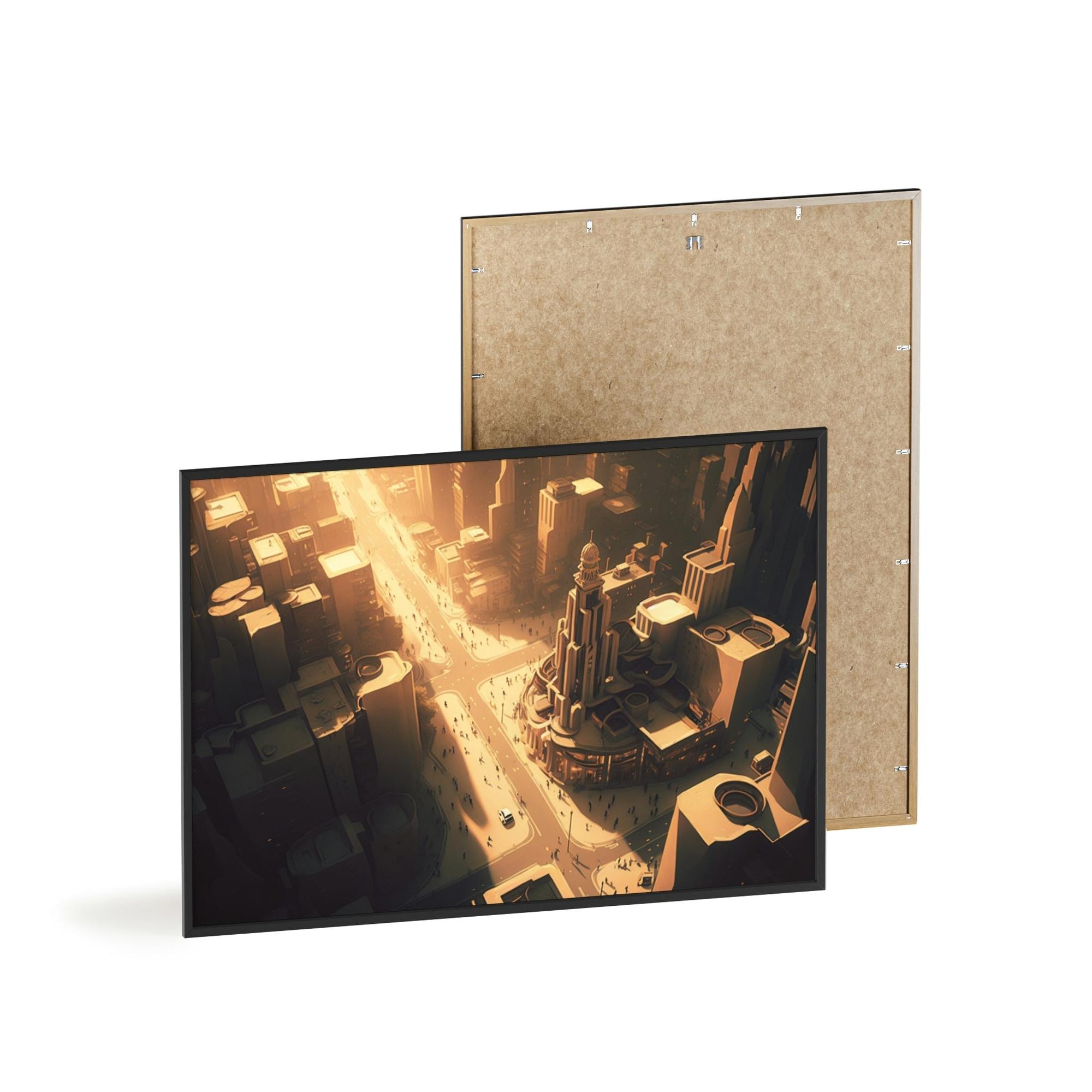 Cities Framed in the City: Stunning Cityscape Art on Framed Canvas & Poster