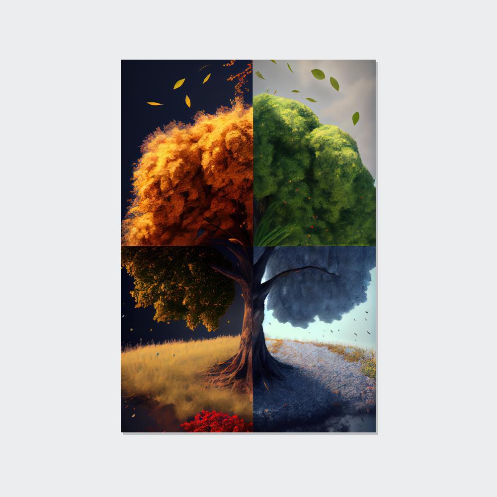 Seasons Seasonal Moods: A Canvas of Nature's Ever-Changing Personalities