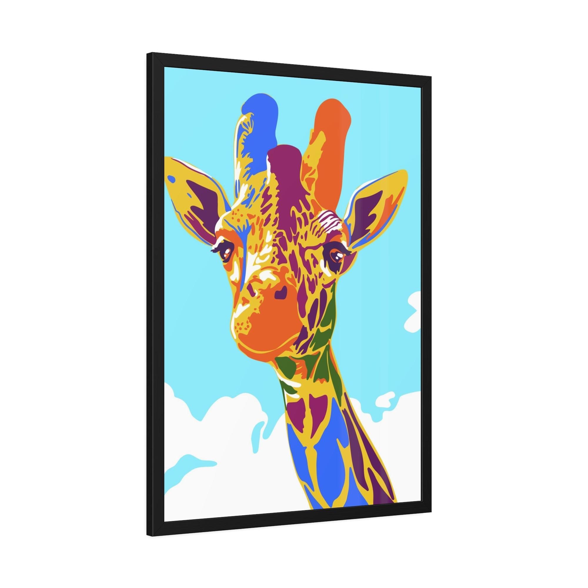 Giraffes Gentle Giant: Canvas & Poster Art of a Giraffe in All its Glory