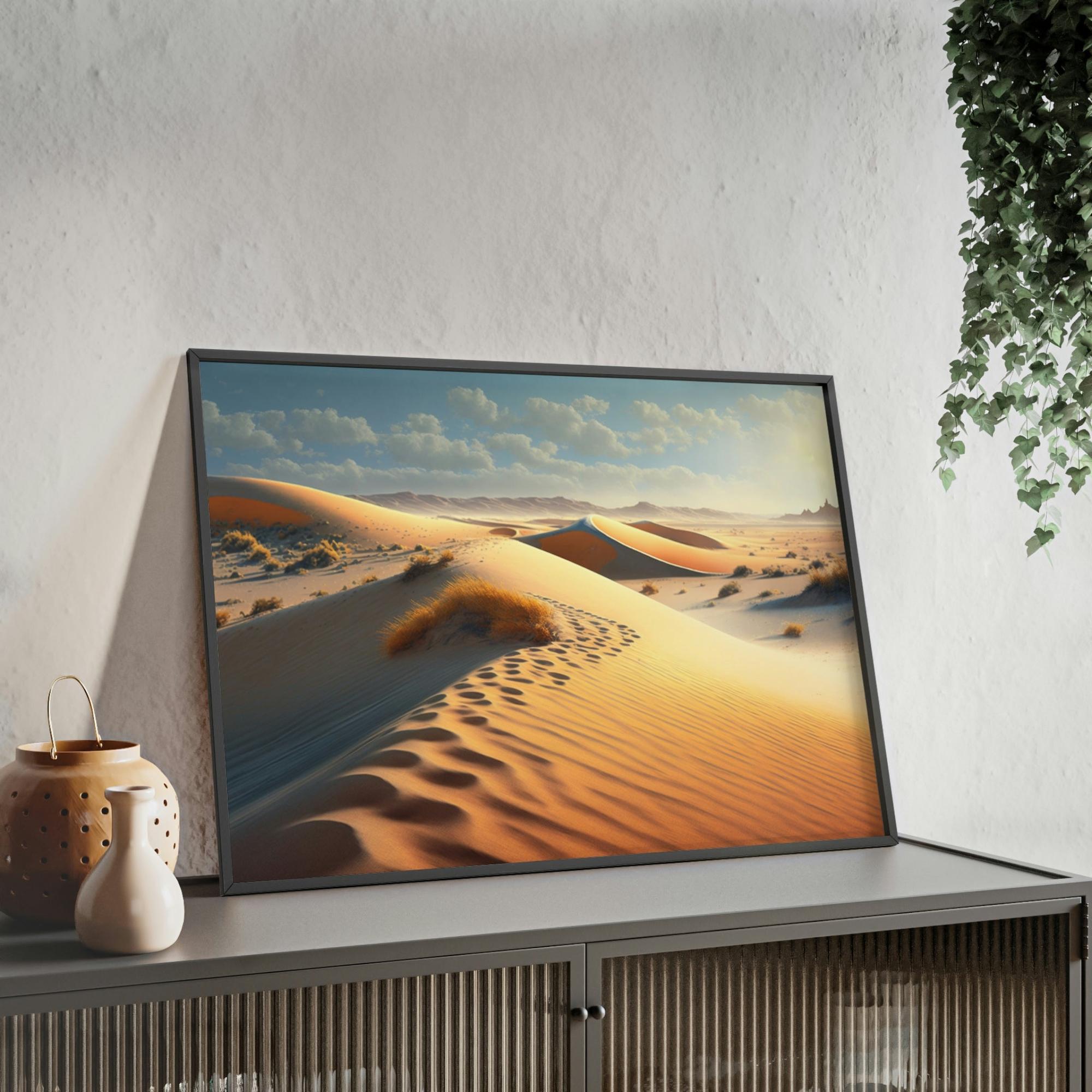 Desert Vast Wonders: Artistic Canvas & Poster Print of the Desert for Your Wall
