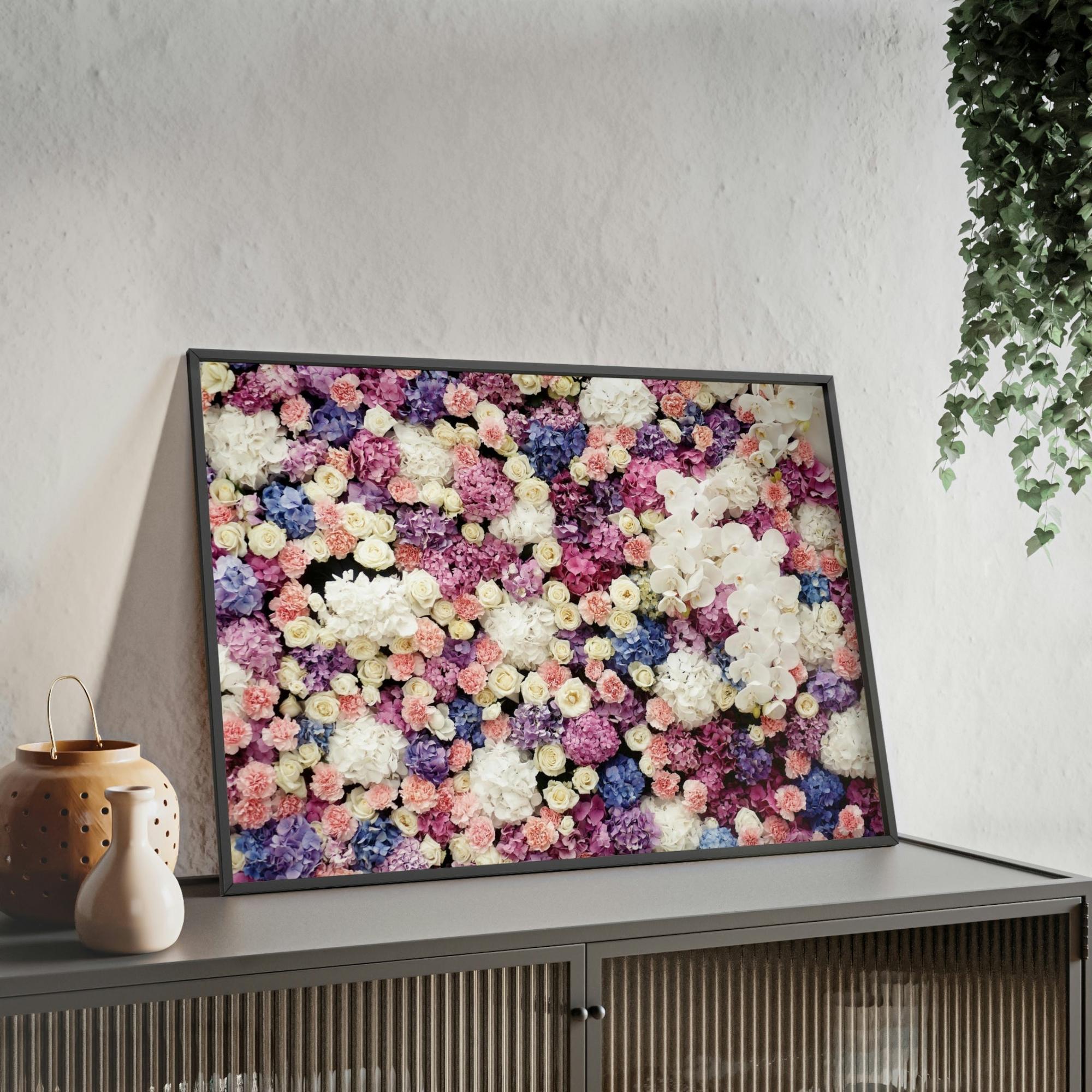 Flowers Blooming Beauty: Natural Canvas & Poster Print of Exquisite Flowers
