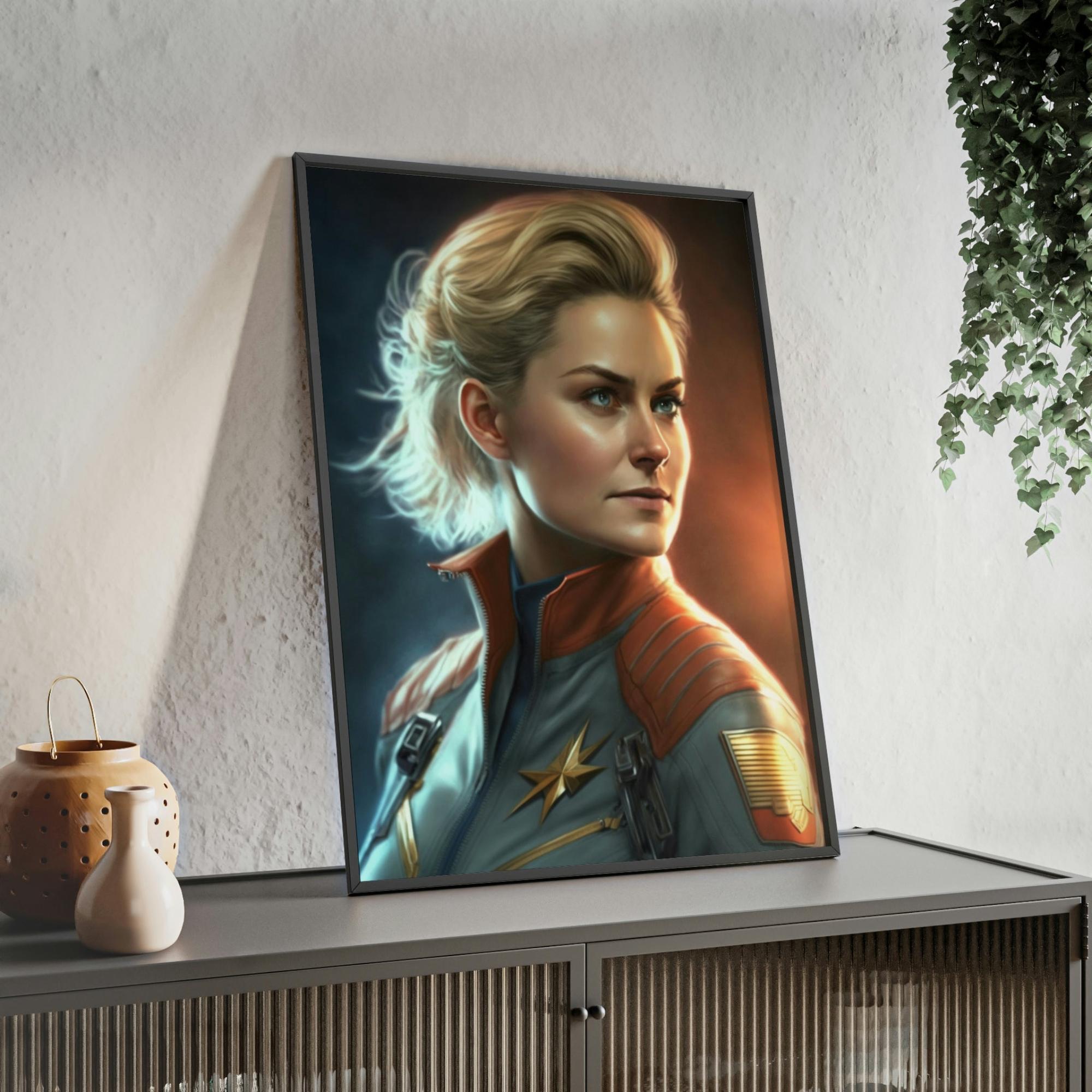 Captain Marvel Marvelous Might: Captain Marvel Wall Art, Framed Canvas, and Canvas Prints for Marvel Admirers