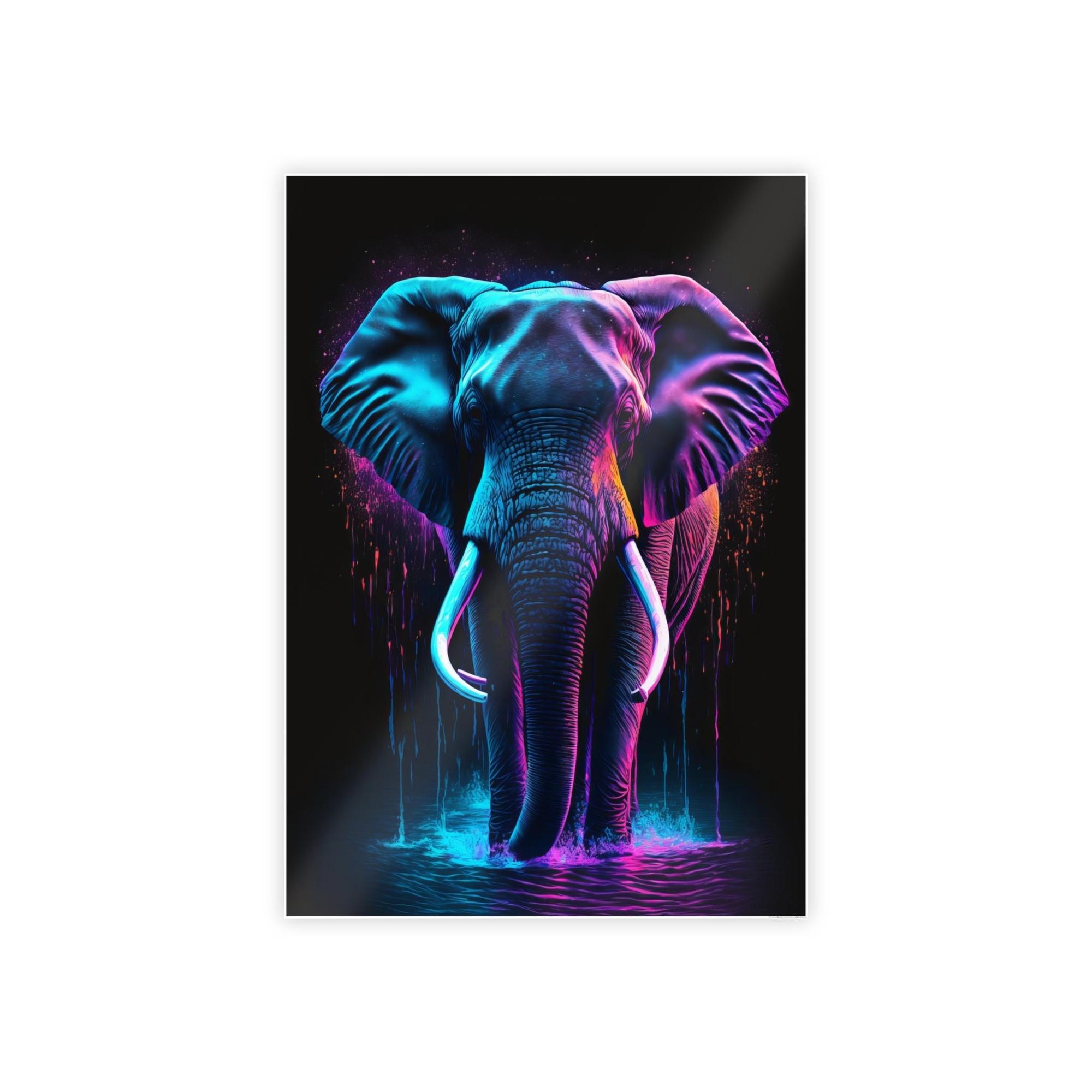 Elephants Elephant Elegance: Natural Canvas Wall Art for the Home