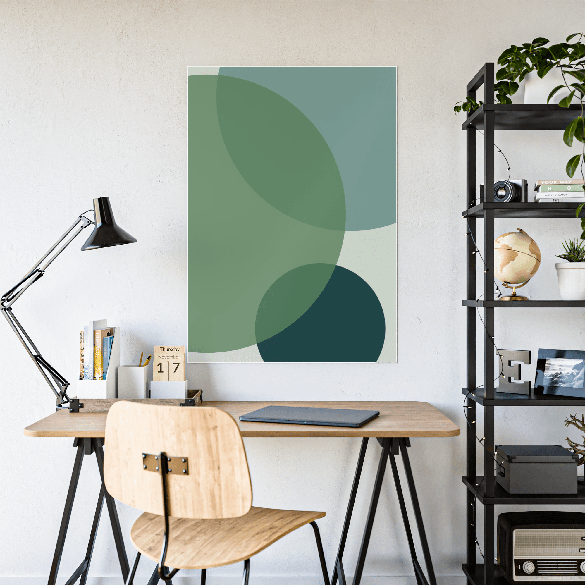 Abstract Minimalist Serene Simplicity: Art Prints on Canvas for a Peaceful Home Decor