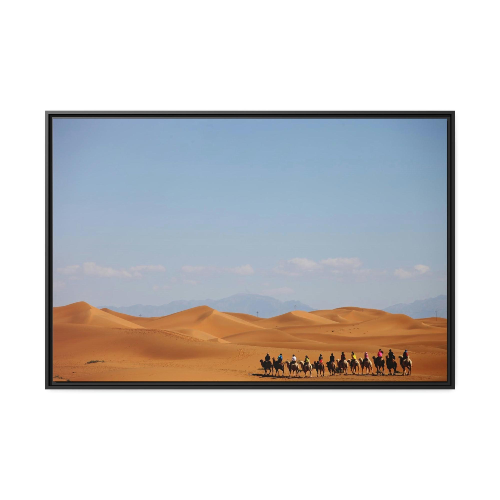 Desert Sands of Time: A Breathtaking Desert Print on Canvas & Poster for Your Art Collection