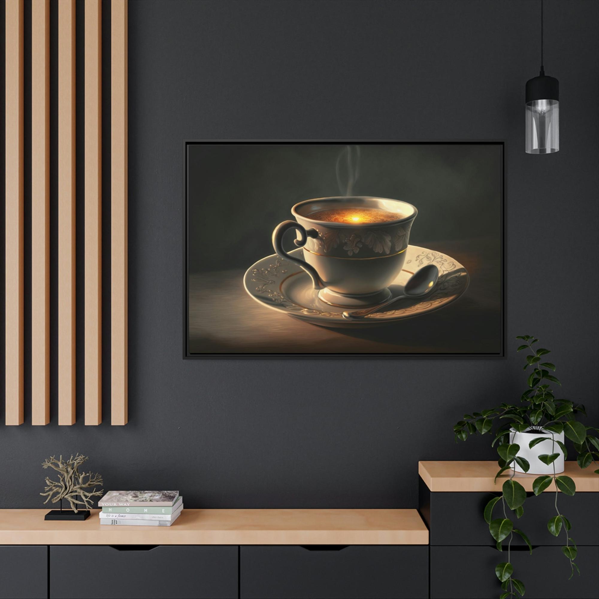 Coffe Coffee Delights: Artistic Depictions of Your Favorite Beverage on Canvas & Posters