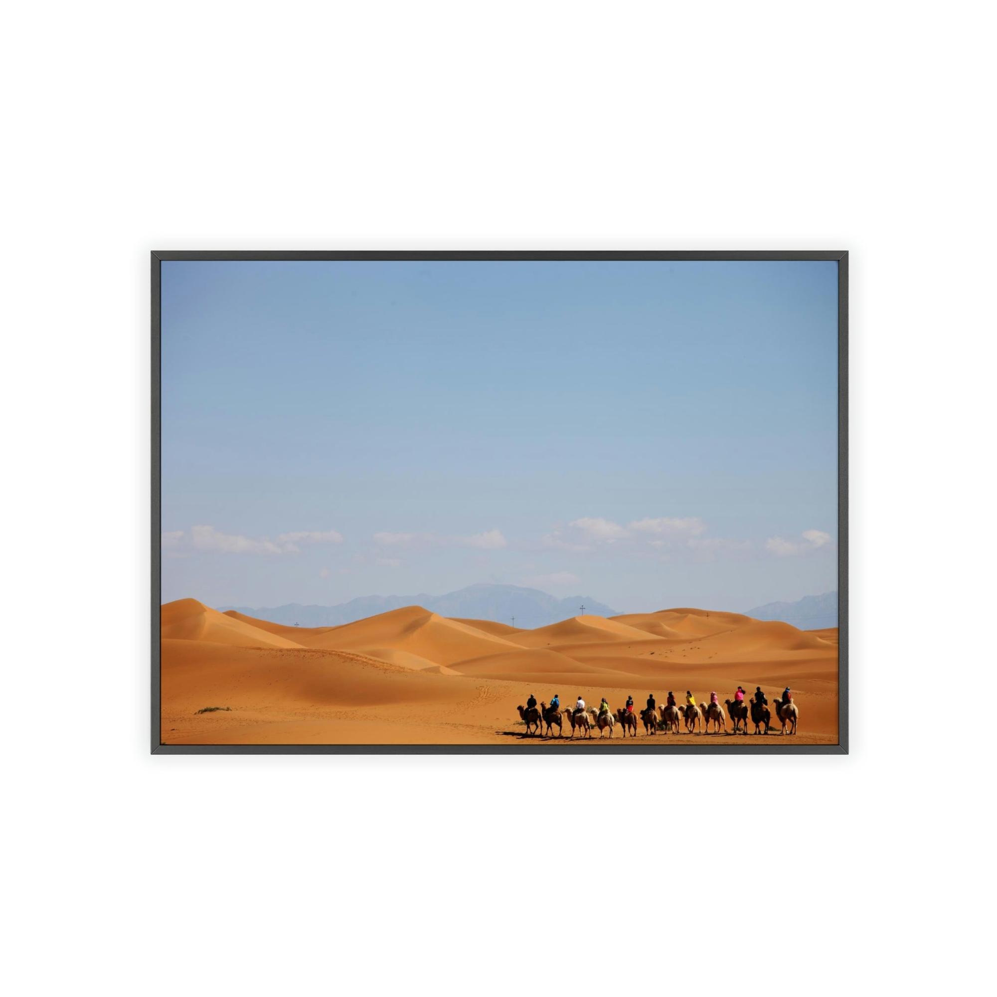 Desert Sands of Time: A Breathtaking Desert Print on Canvas & Poster for Your Art Collection