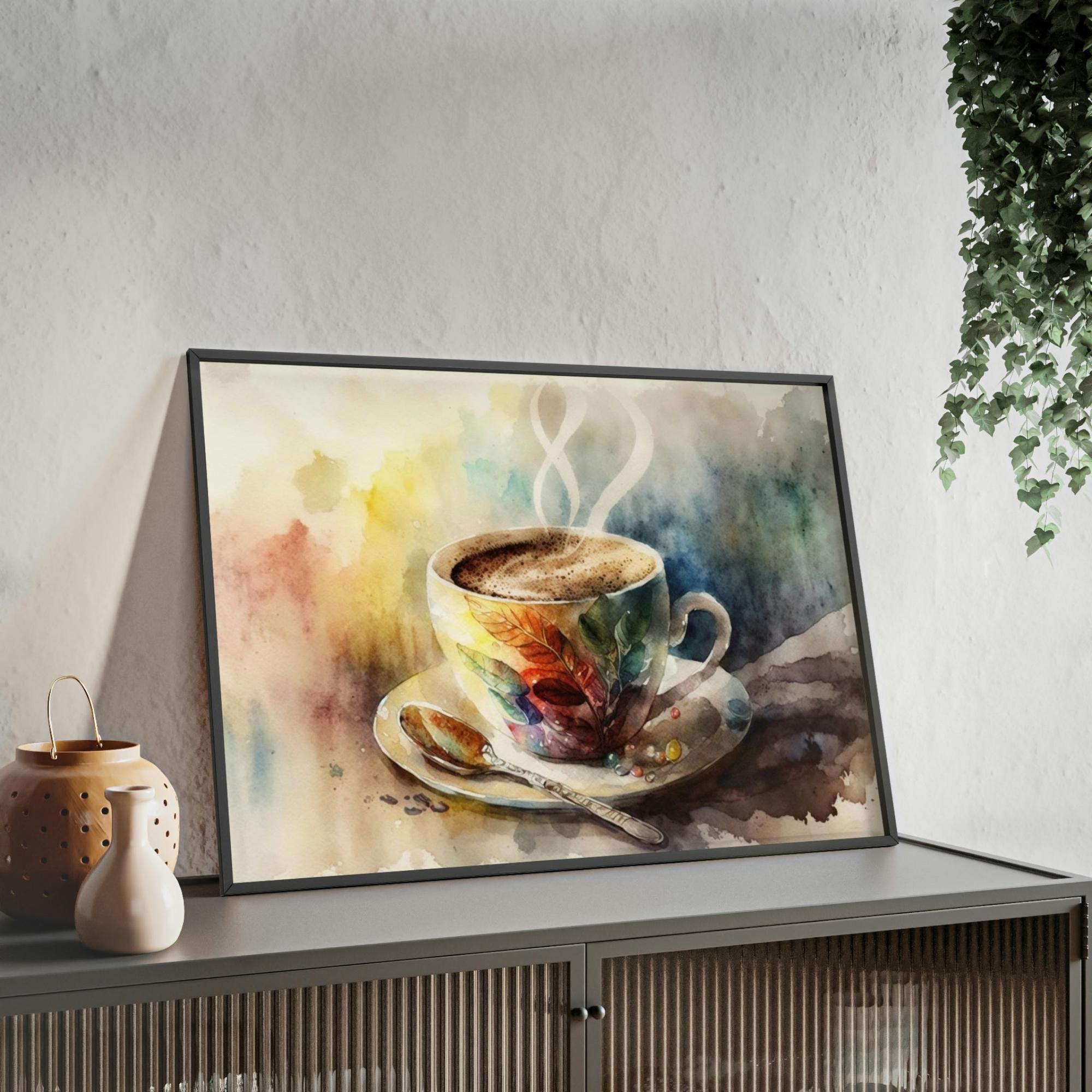 Coffe Coffee Bliss: Artistic Depictions of Your Beloved Beverage on Canvas & Posters