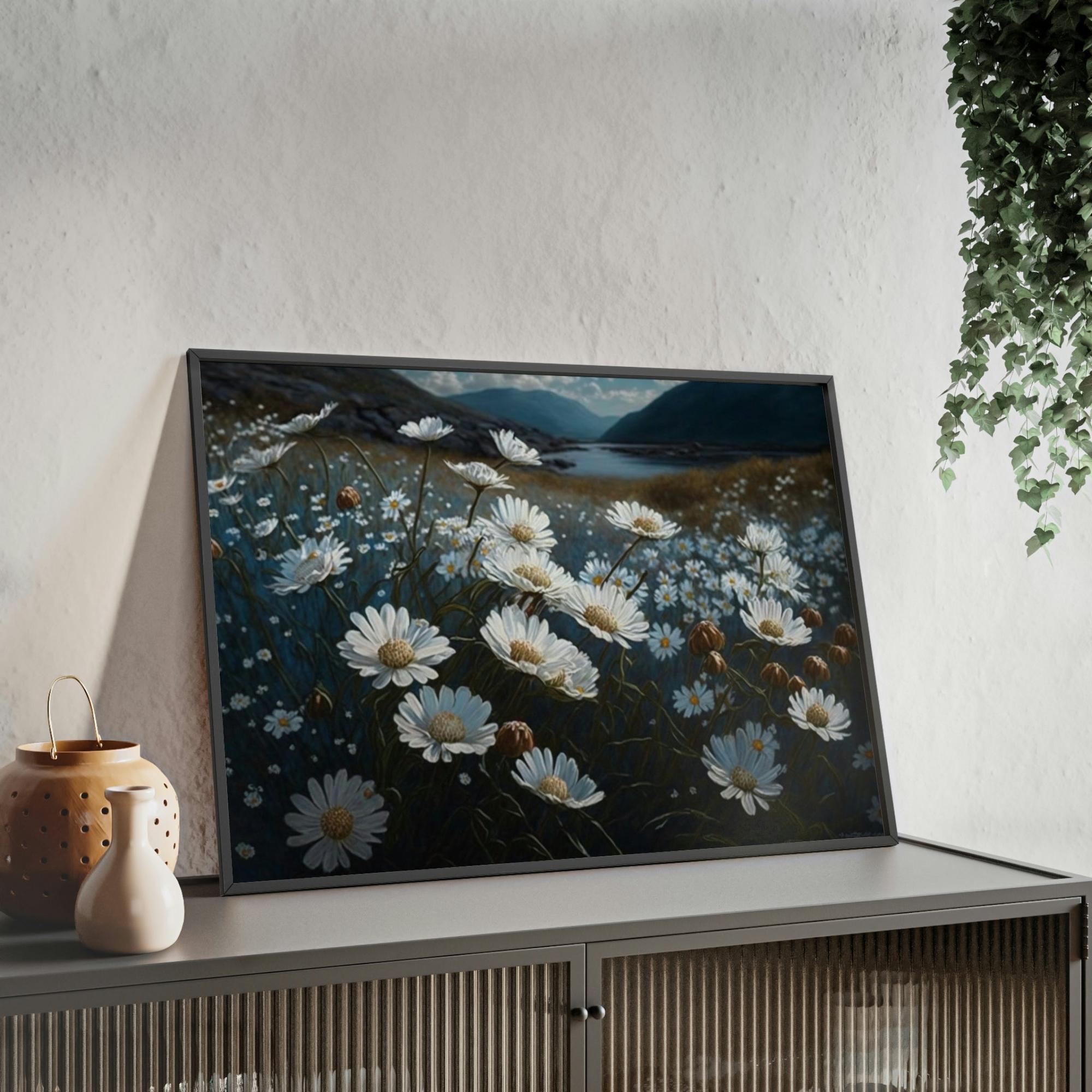 Daisies Radiant Daisies: Floral Artwork on Canvas & Posters for Home Decor