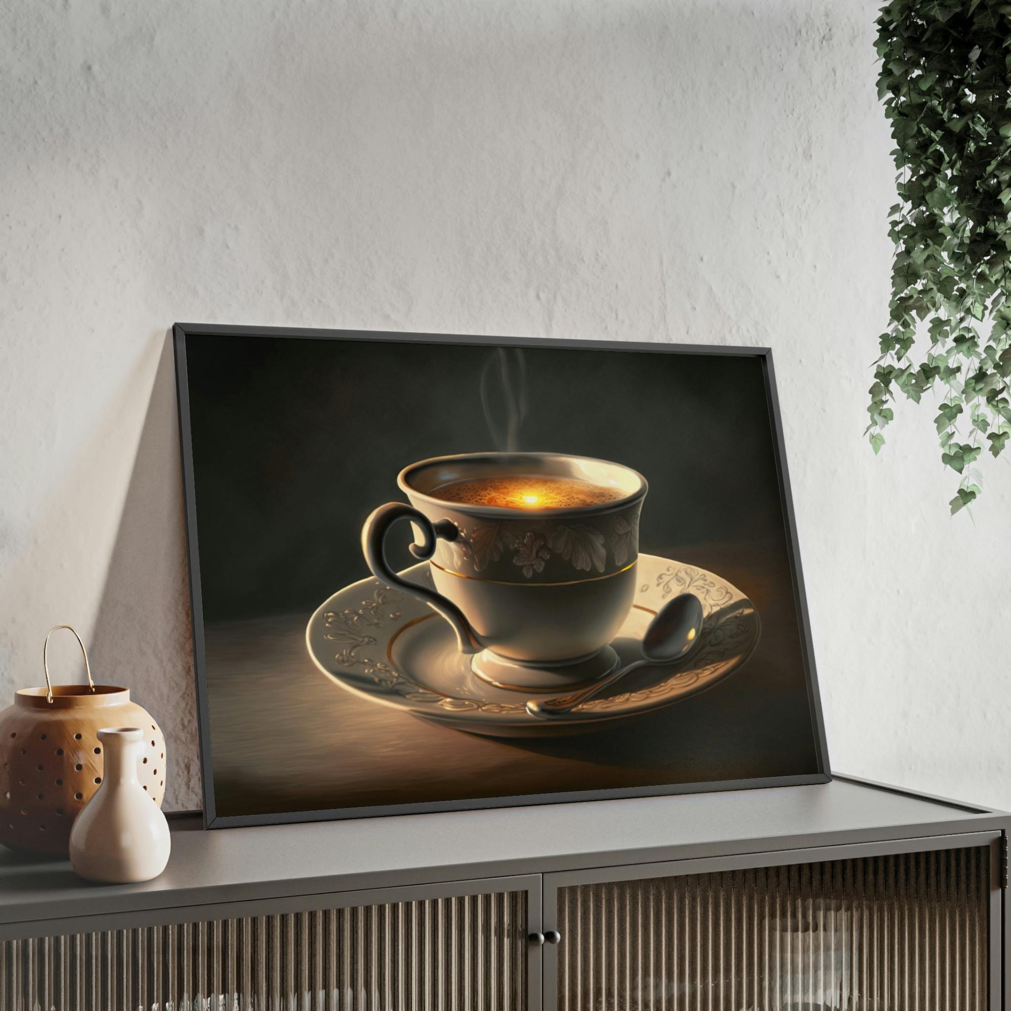 Coffe Coffee Delights: Artistic Depictions of Your Favorite Beverage on Canvas & Posters