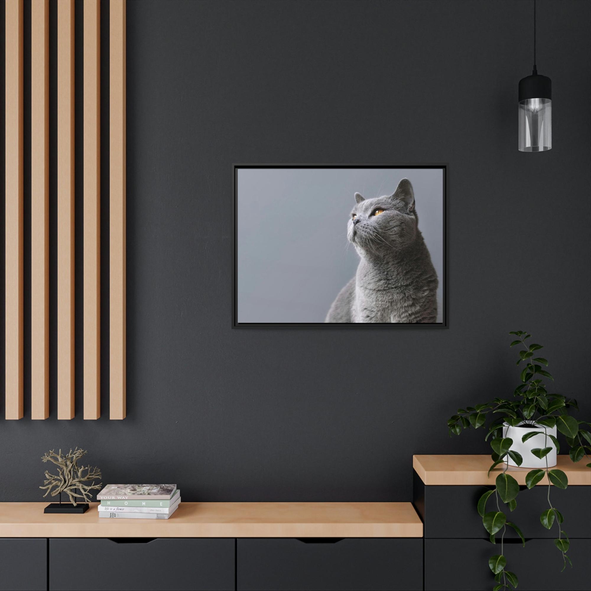 Cats Feline Finesse: Artistic Cat Depictions on Natural Canvas & Posters