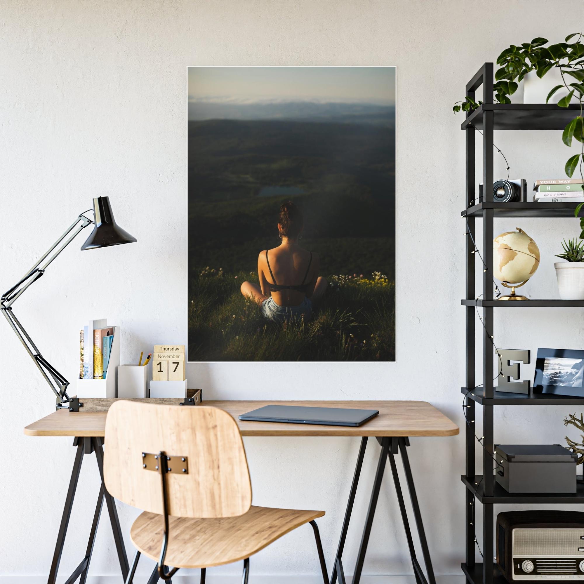 Relax Calming View: Natural Canvas Wall Art for Relaxation