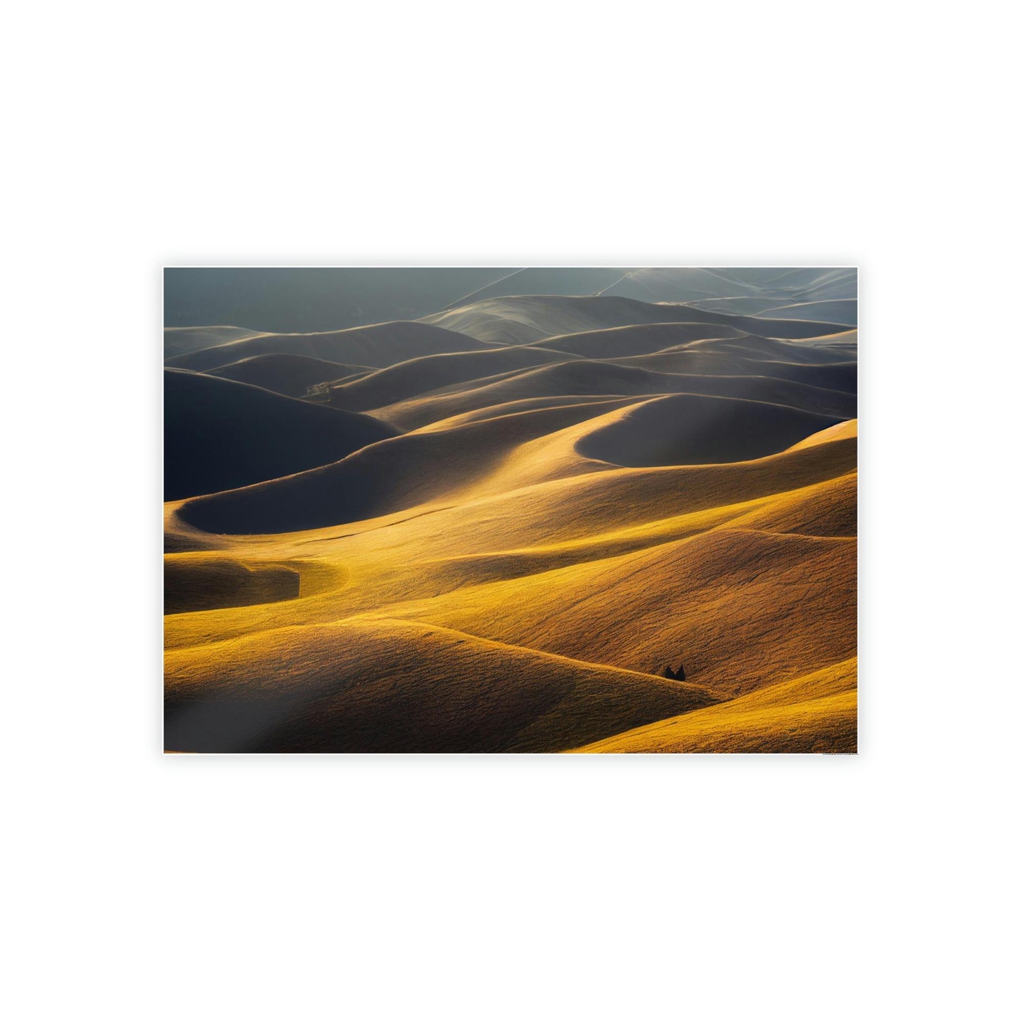 Desert Art in the Dunes: Canvas& Poster Print Featuring the Mystical Desert for Your Wall