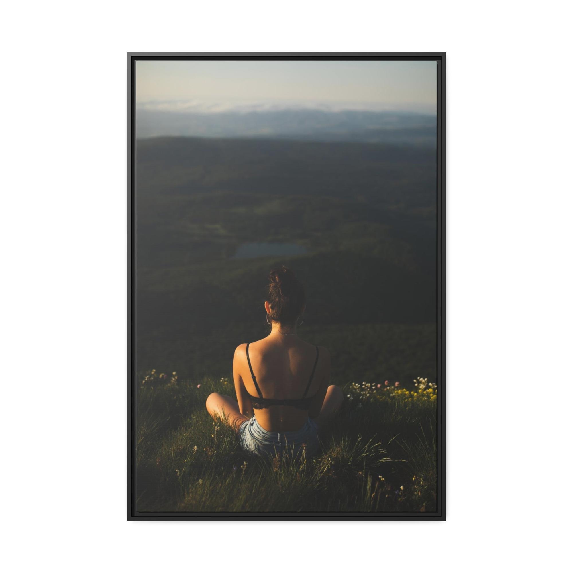 Relax Calming View: Natural Canvas Wall Art for Relaxation