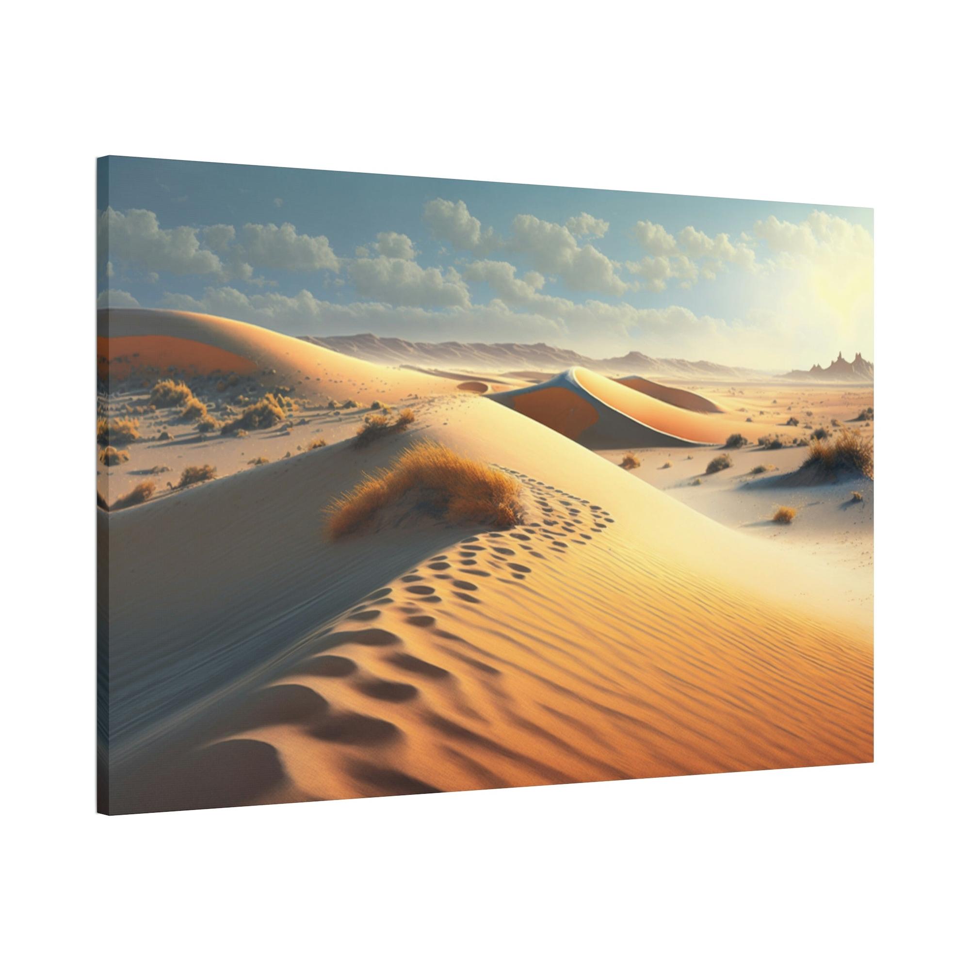 Desert Vast Wonders: Artistic Canvas & Poster Print of the Desert for Your Wall