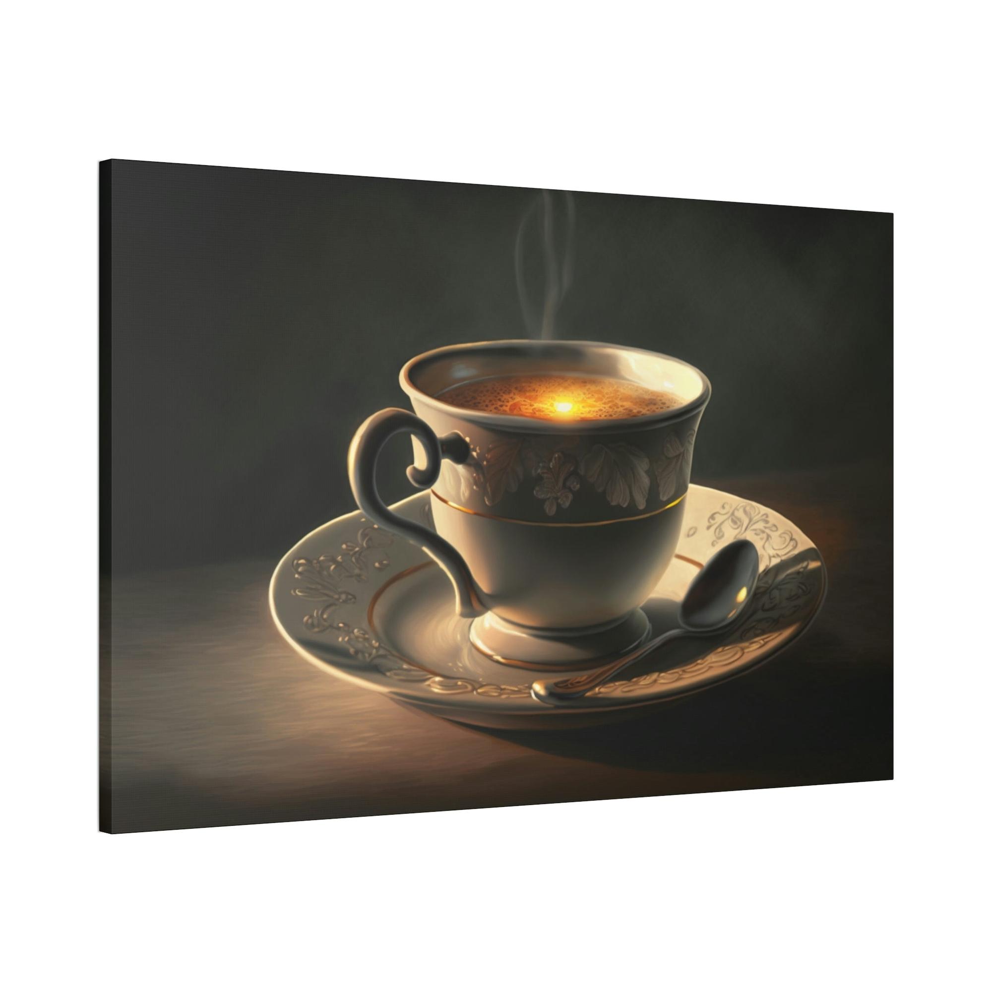 Coffe Coffee Delights: Artistic Depictions of Your Favorite Beverage on Canvas & Posters