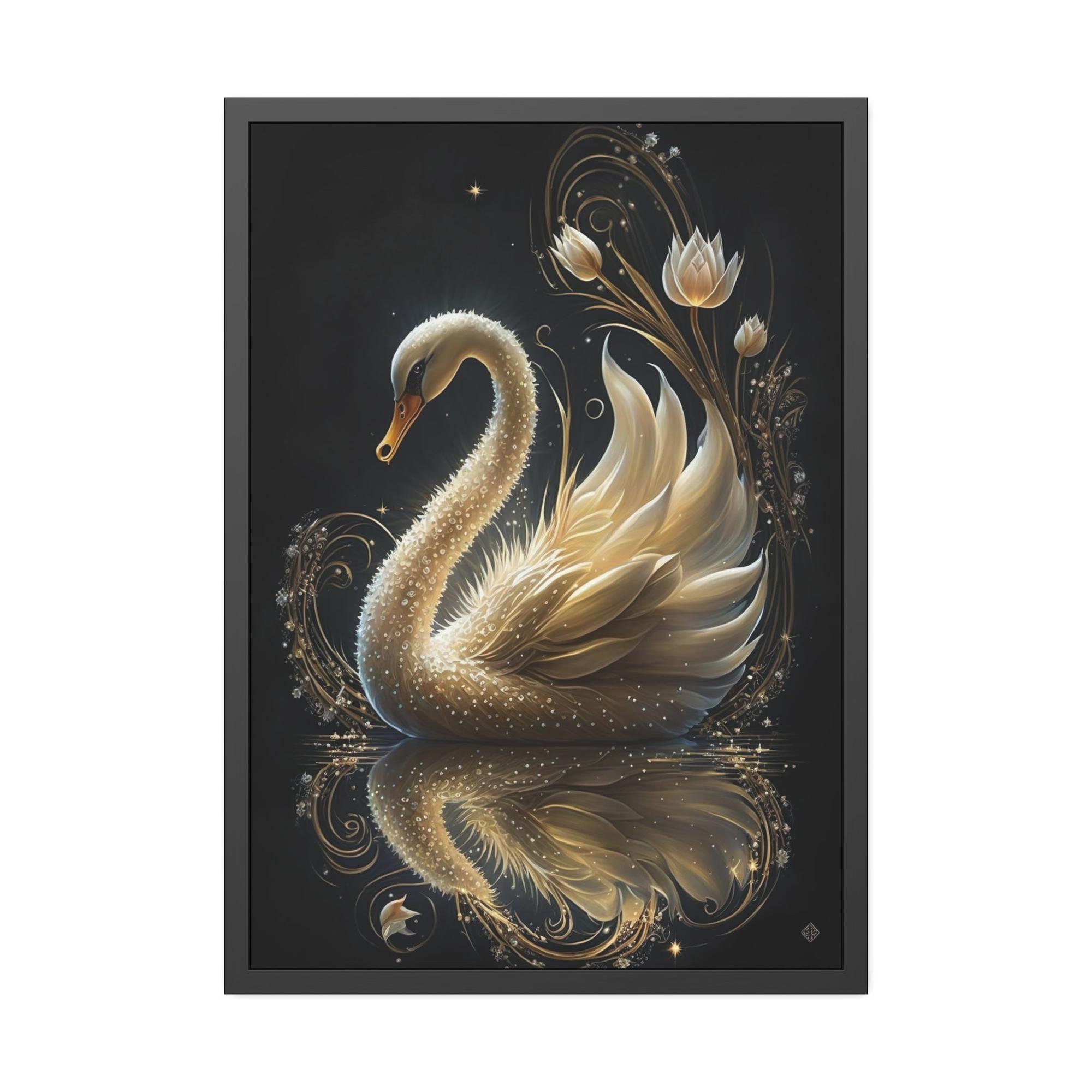 Swans The Majesty of Nature: Wall Art Celebrating the Beauty of Swan and Their Natural Environment