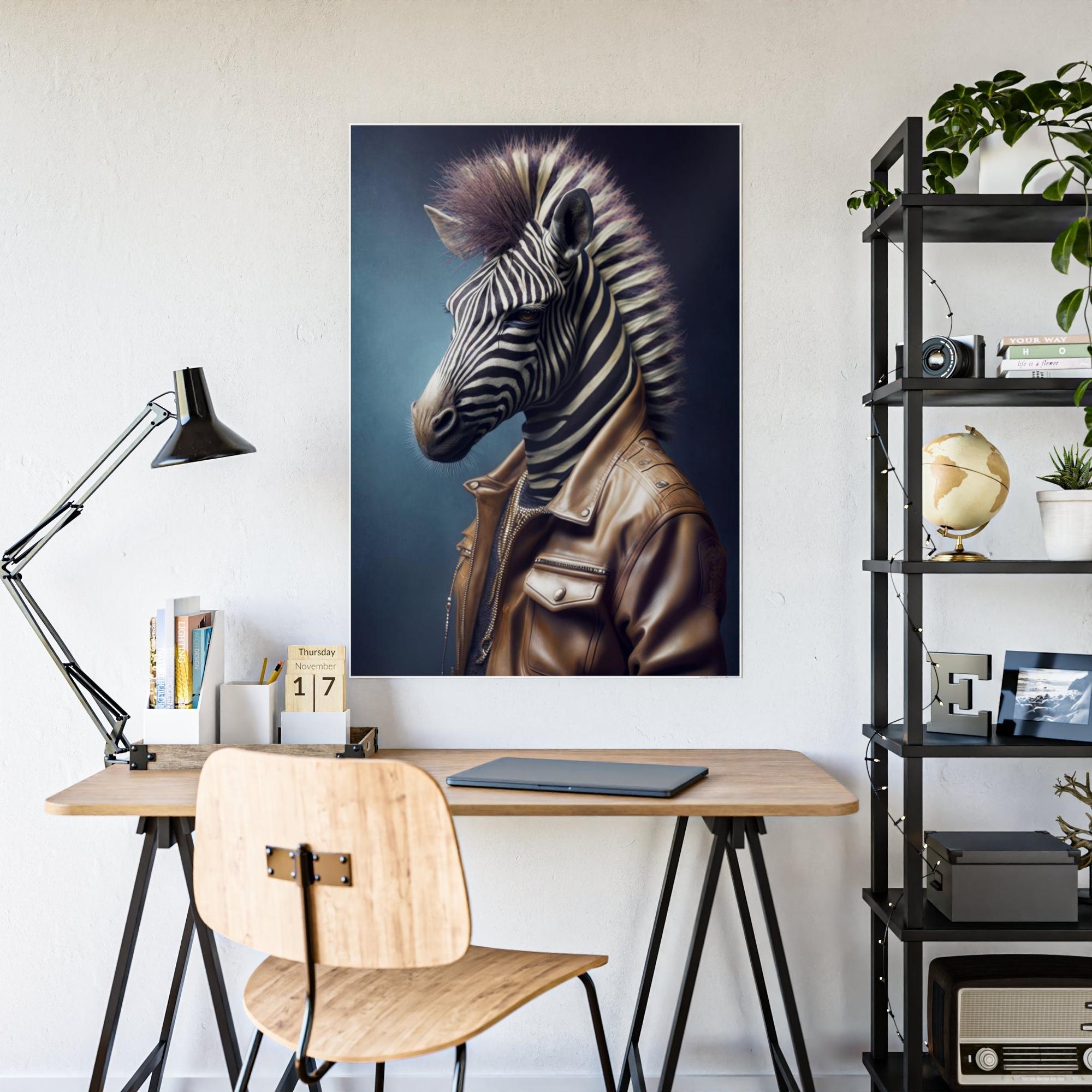 Zebras African Dreams: Wall Art Depicting the Grace and Strength of a Zebra