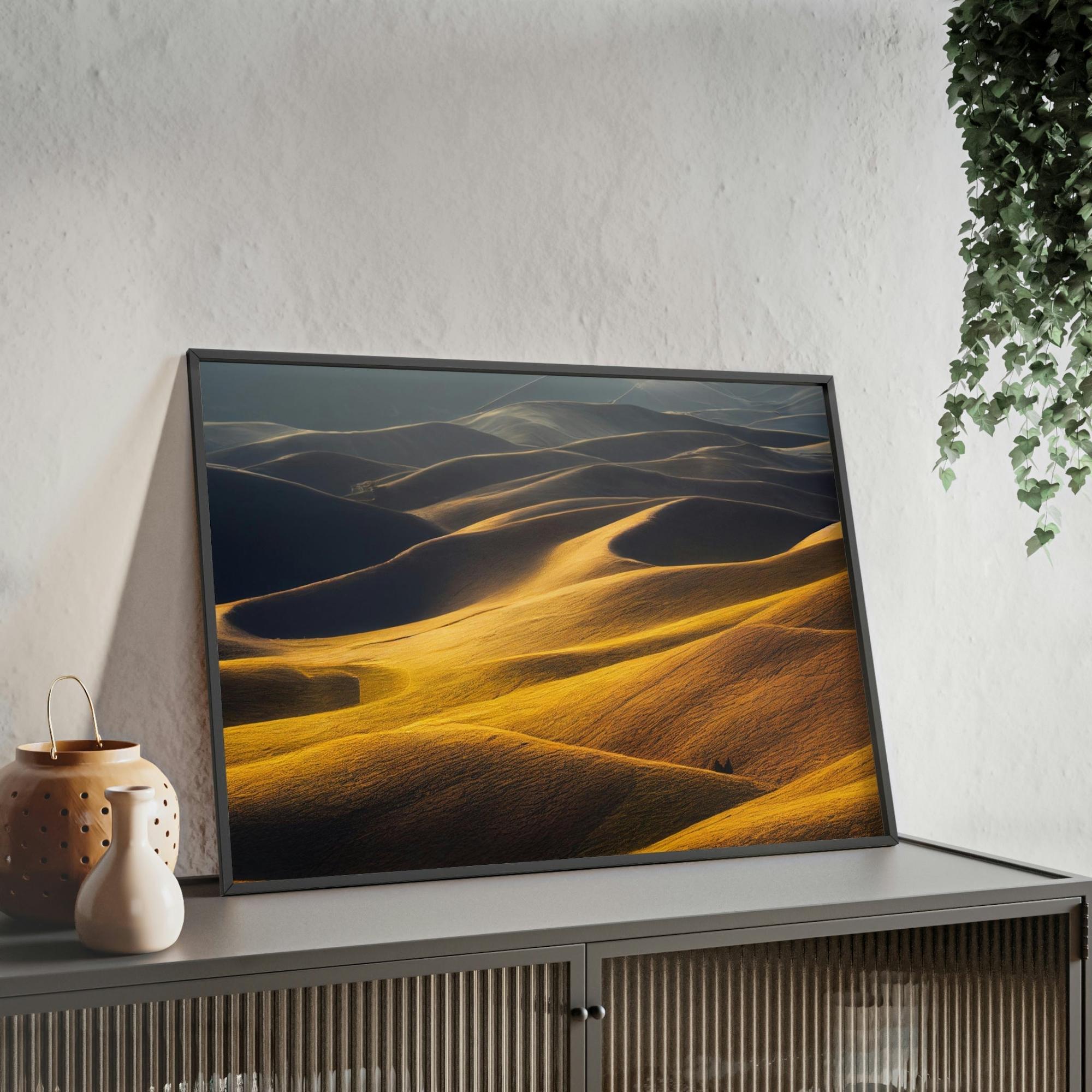 Desert Art in the Dunes: Canvas& Poster Print Featuring the Mystical Desert for Your Wall