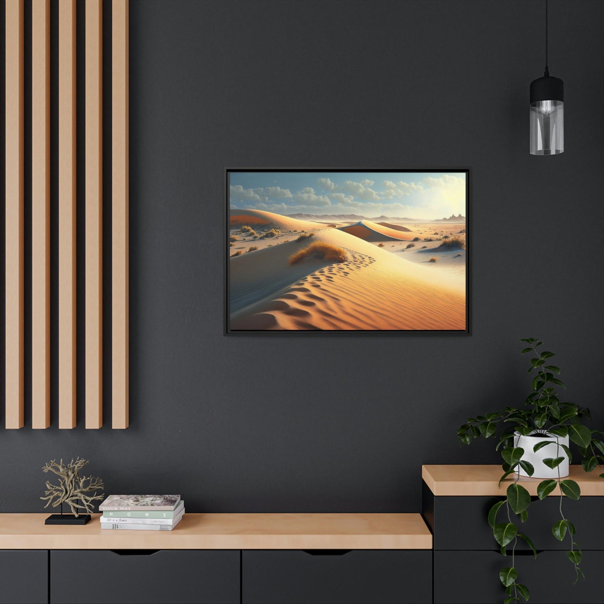 Desert Vast Wonders: Artistic Canvas & Poster Print of the Desert for Your Wall