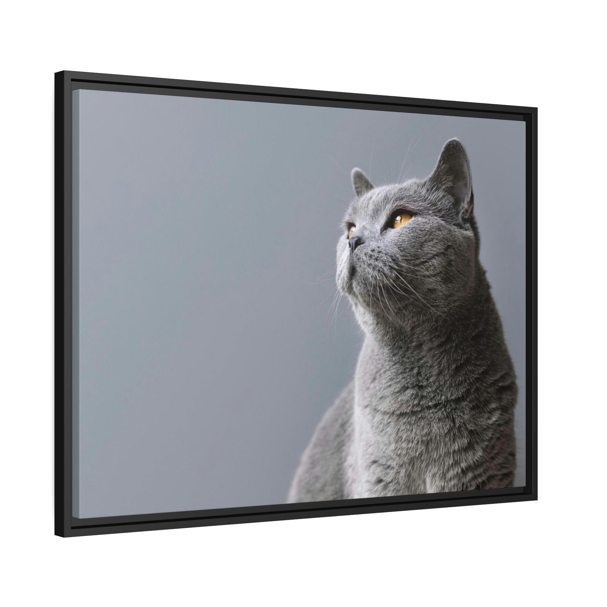 Cats Feline Finesse: Artistic Cat Depictions on Natural Canvas & Posters