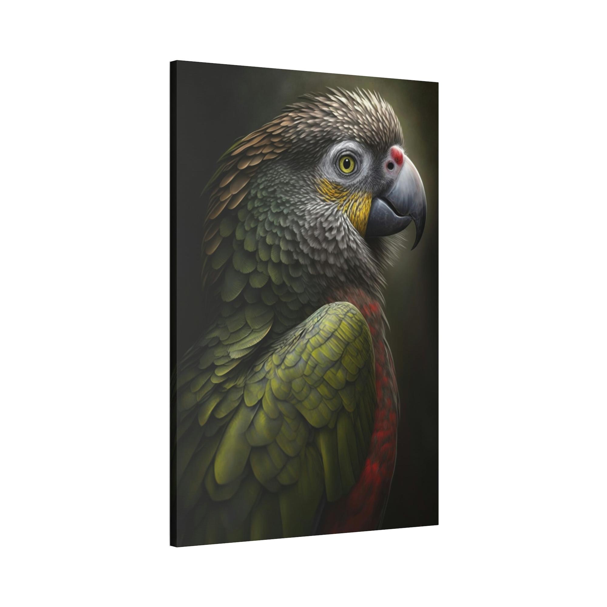 Parrots Parrot Melody: A Canvas of Musical Notes and Birdsong in the Forest