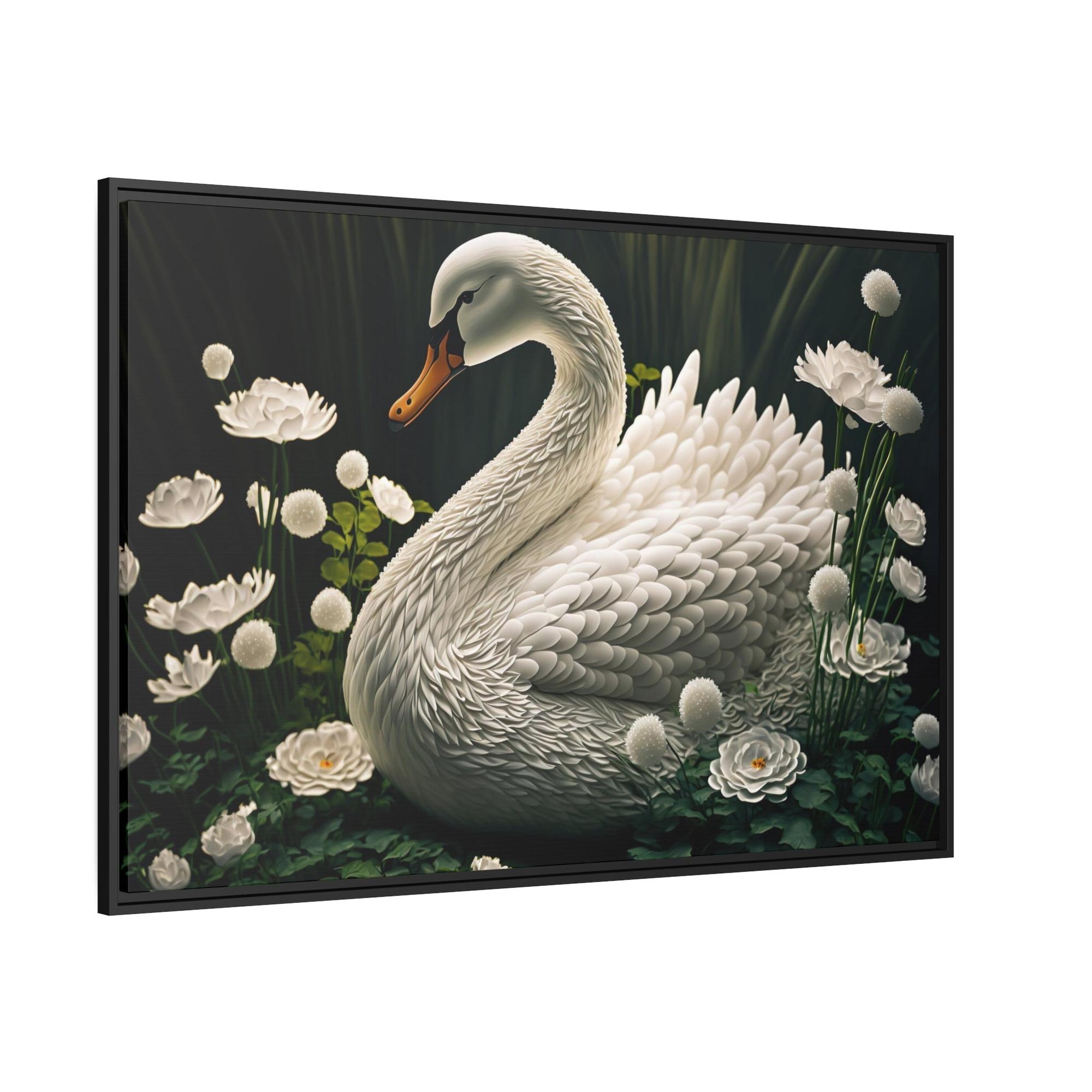 Swans Graceful Elegance: Wall Art Celebrating the Beauty and Poise of Swan