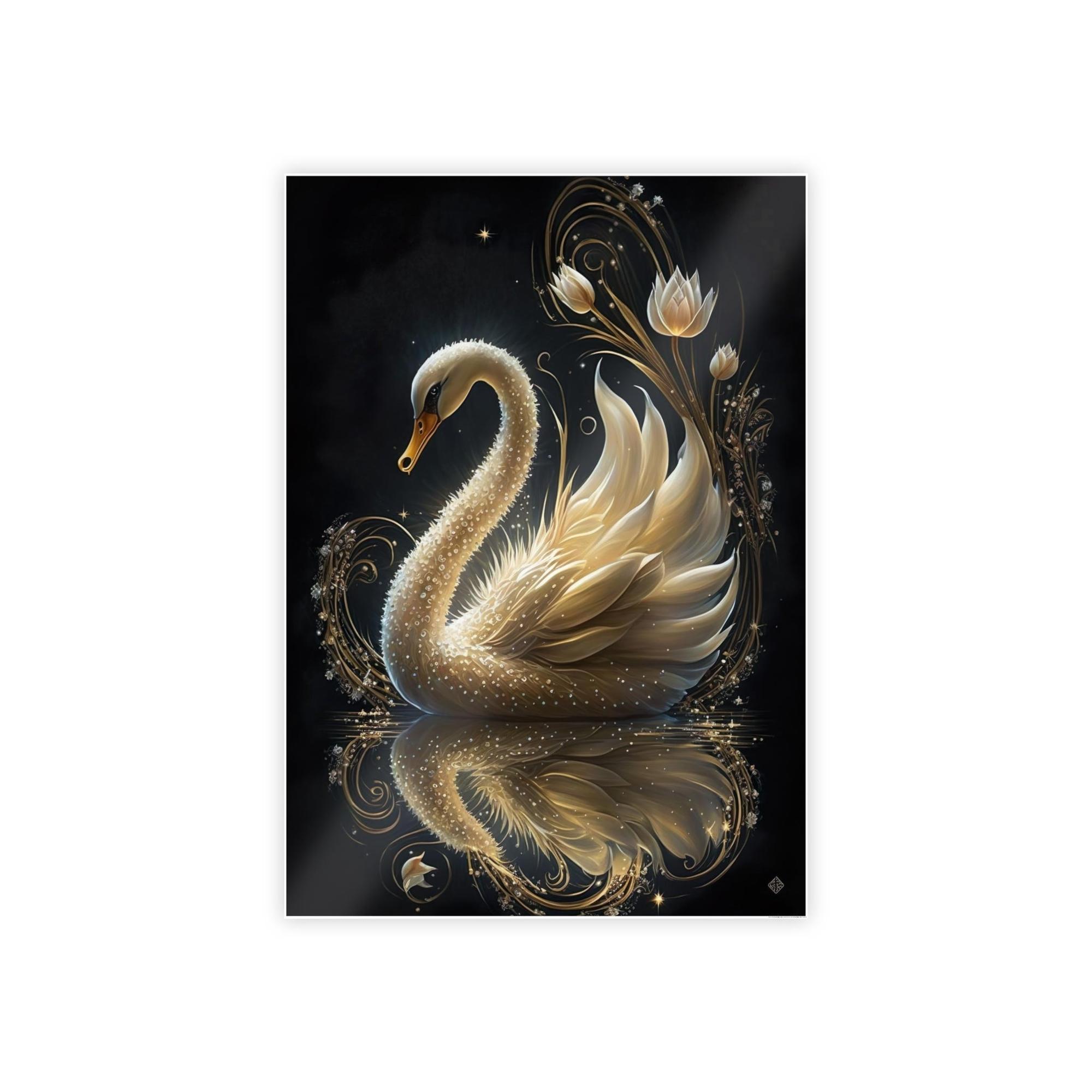 Swans The Majesty of Nature: Wall Art Celebrating the Beauty of Swan and Their Natural Environment