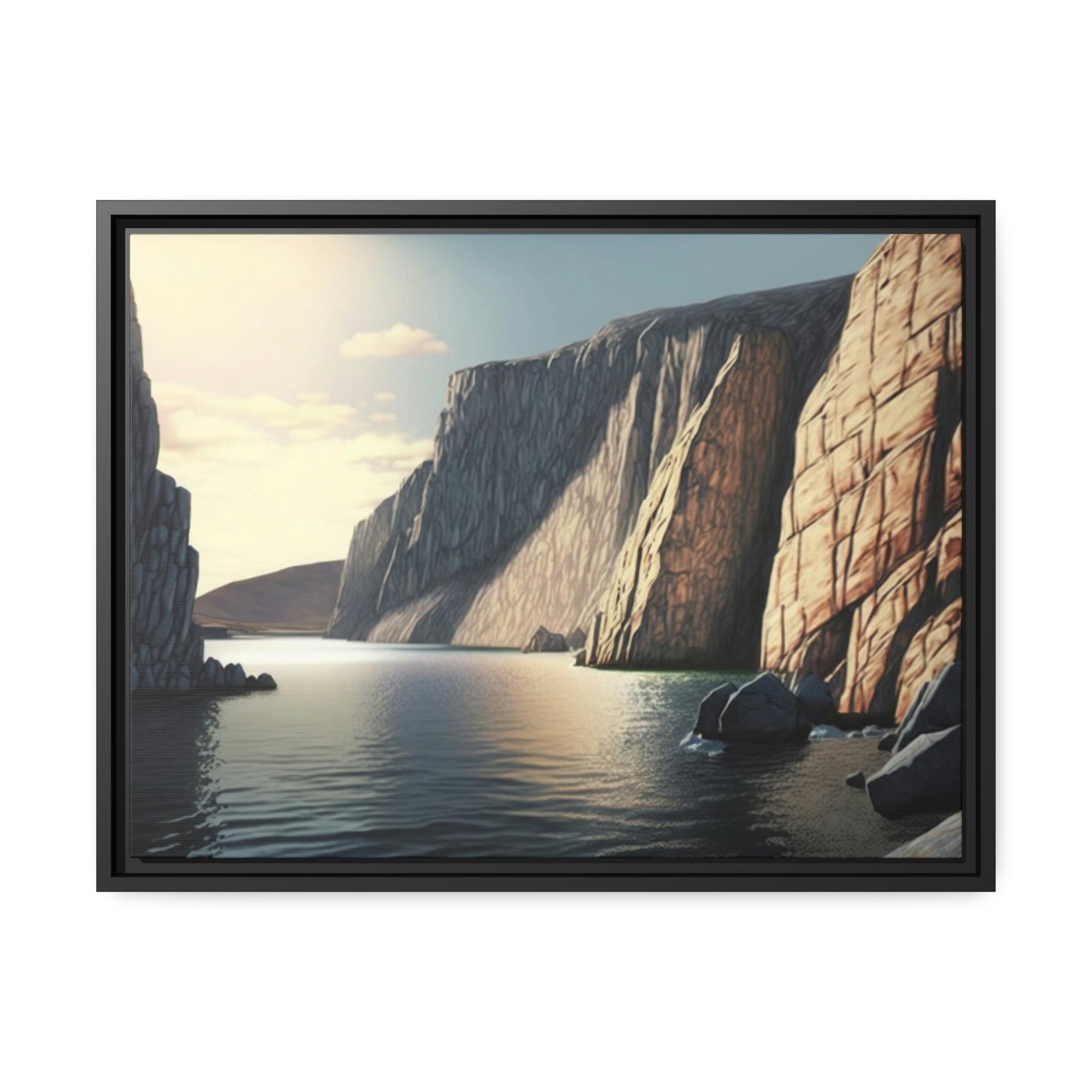 Cliffs Majestic Cliffs: Natural Canvas Wall Art with Scenic Beauty