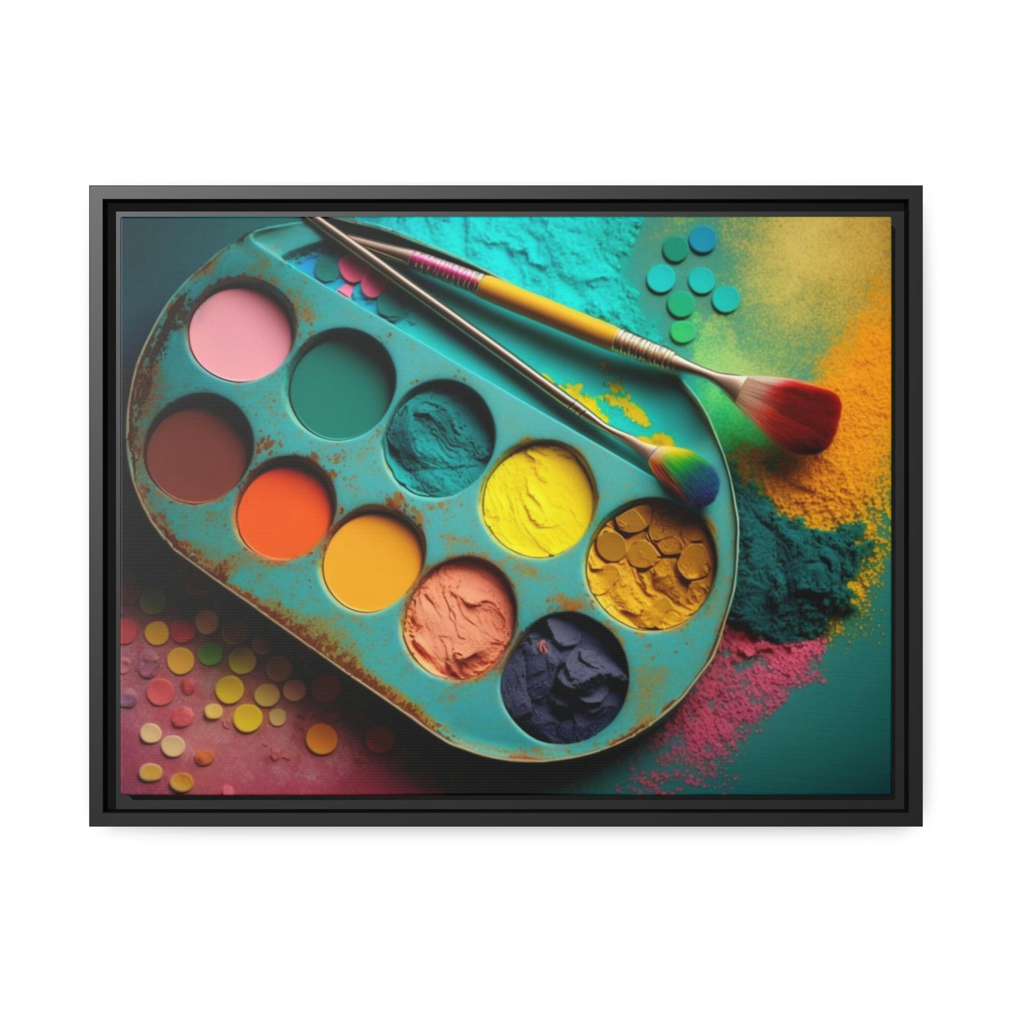 Colors Color Symphony: Framed Canvas Print to Brighten Up Any Room
