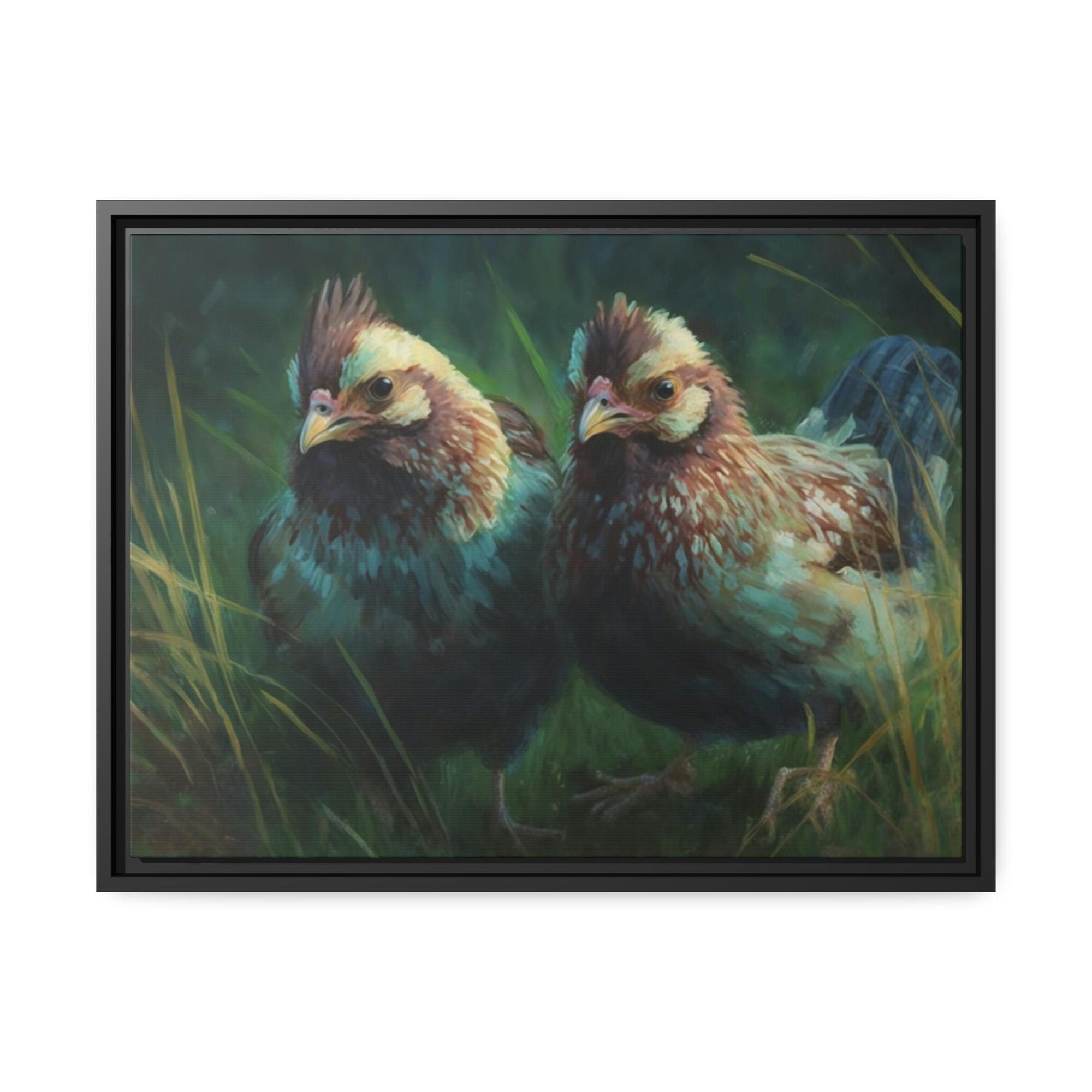Chickens Fluffy Chickens: Canvas Art with Soft and Adorable Baby Chicks