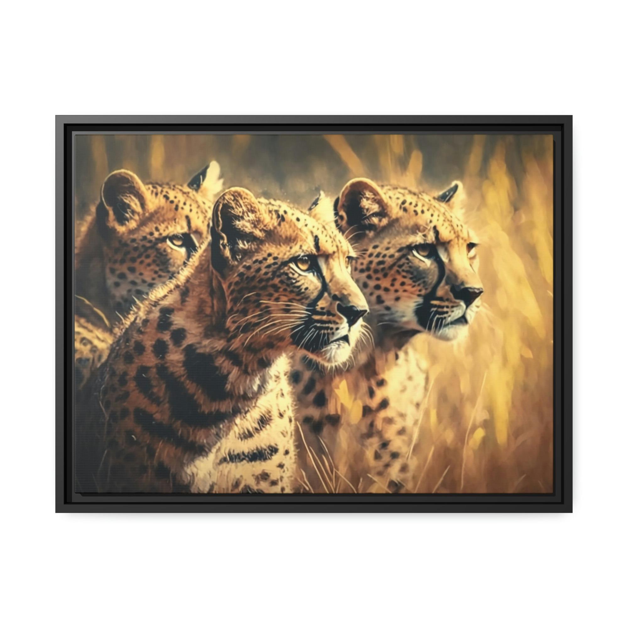 undefined Safari Dreams: Majestic Cheetahs on Natural Canvas