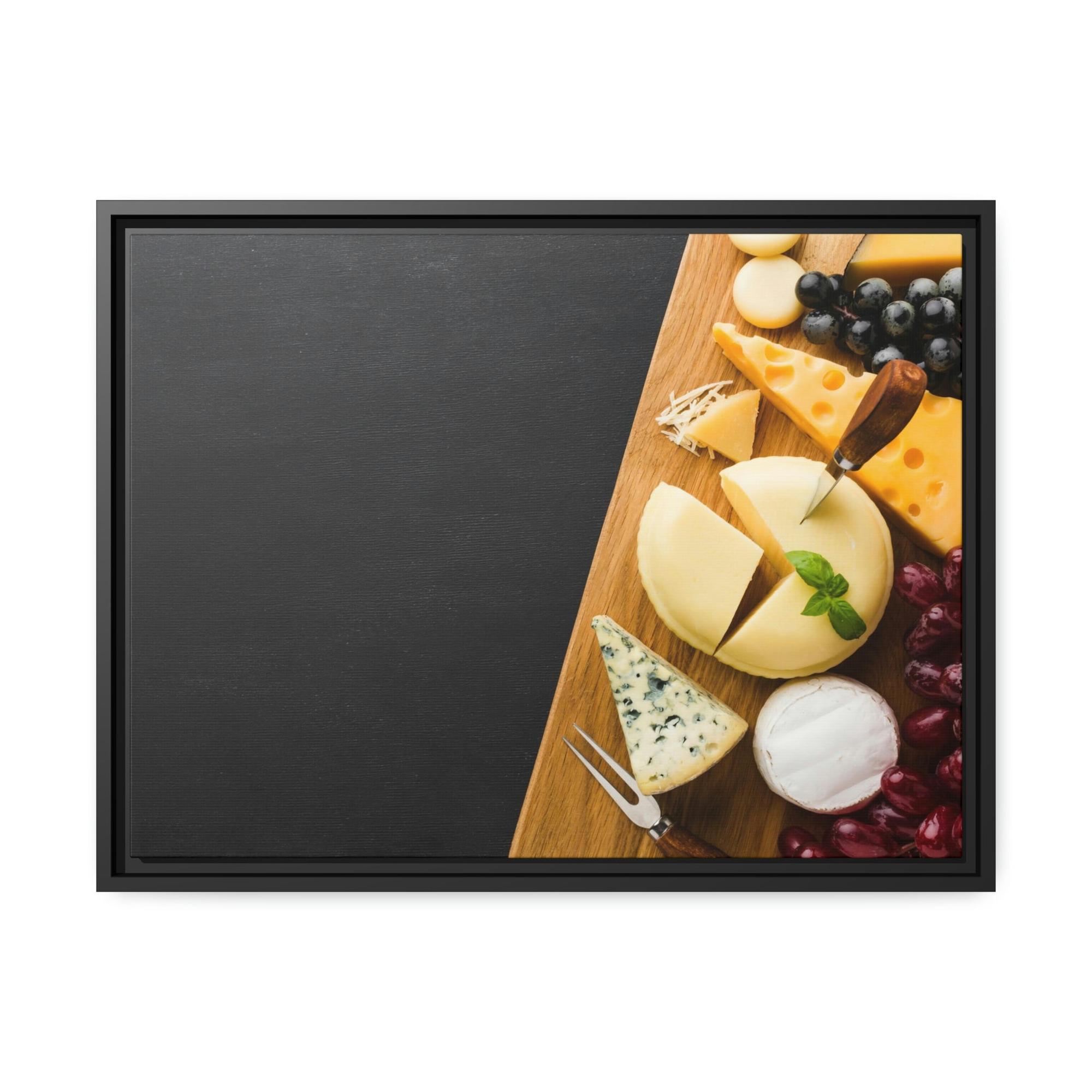 Cheese The Art of Cheese: Natural Canvas Prints of Gourmet Cheese Wheels