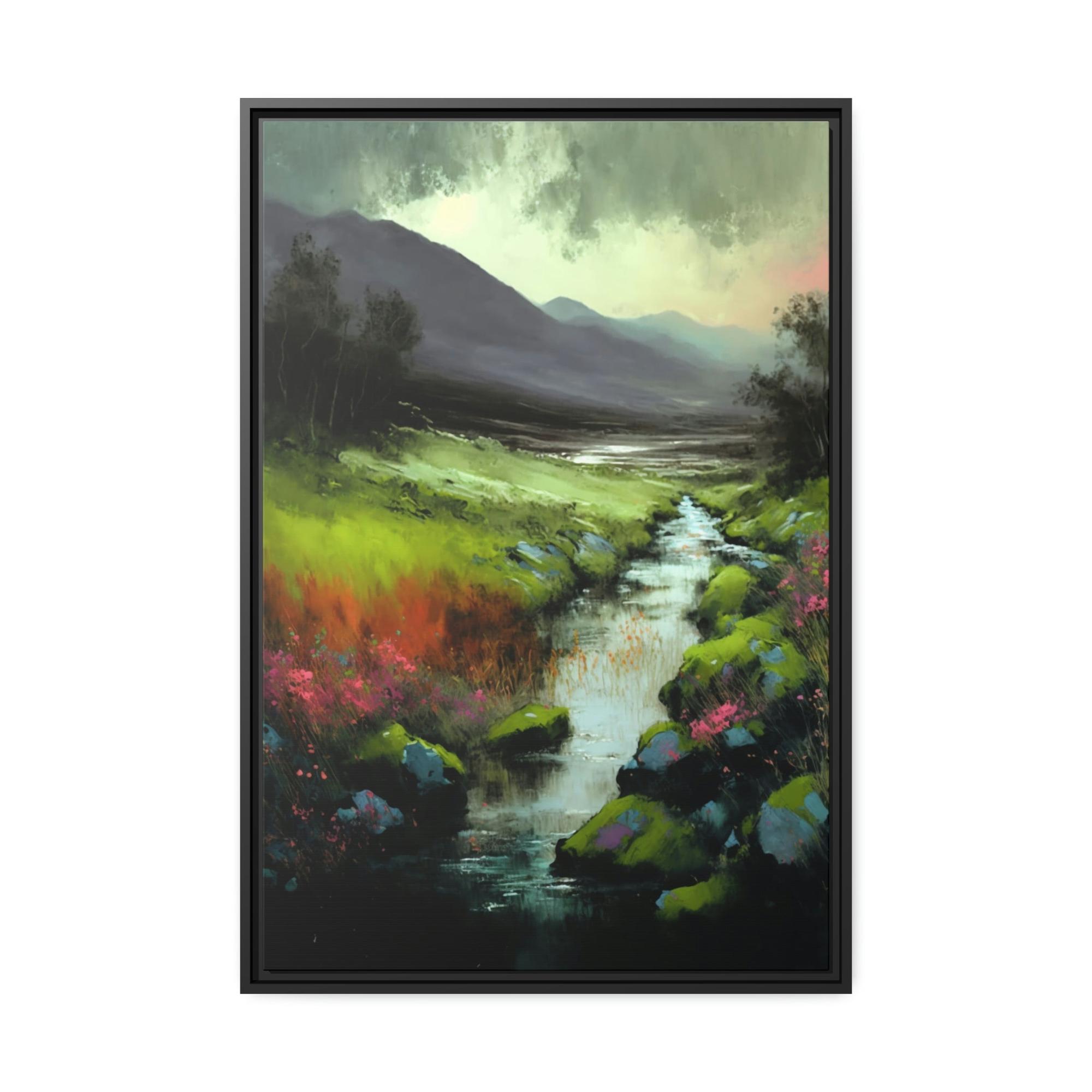 undefined Majestic Scenery: A Print on Canvas & Poster of a Grandiose Landscape