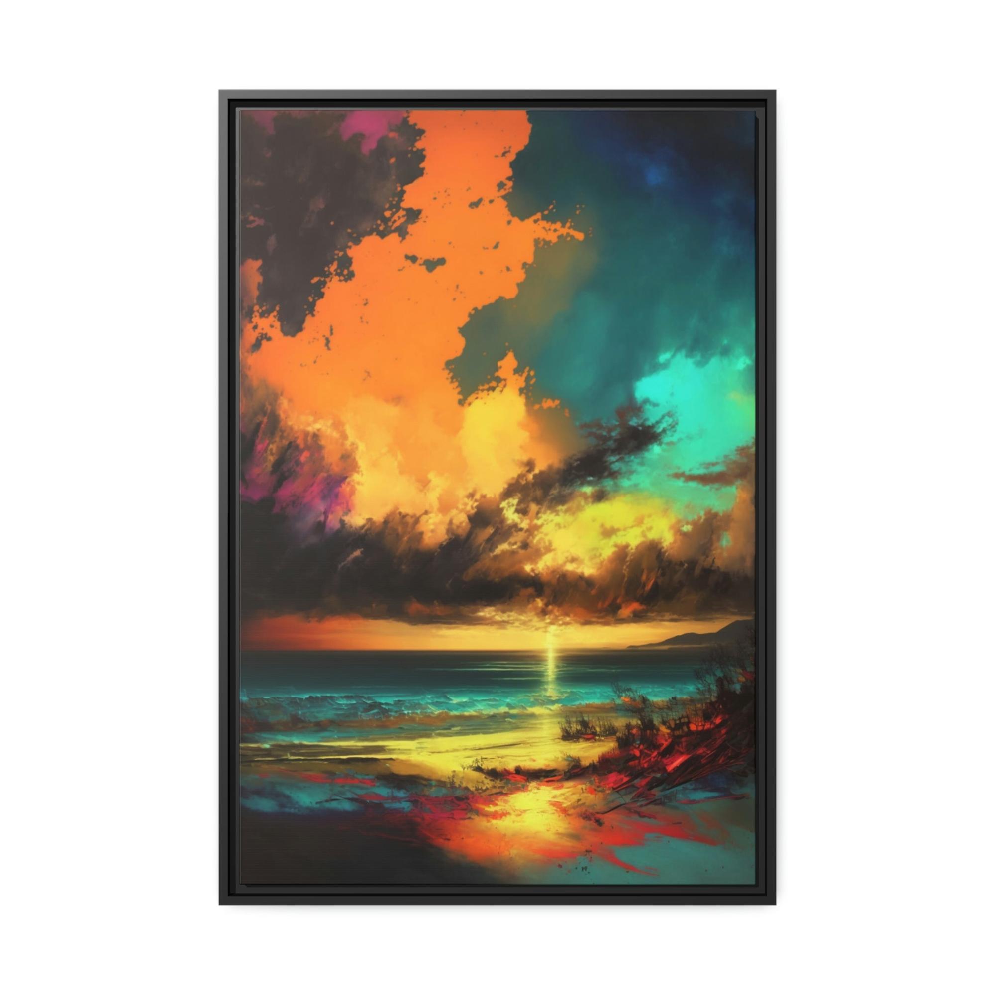 Abstract Landscape Unbridled Nature: A Print on Canvas & Poster of a Breathtaking Landscape