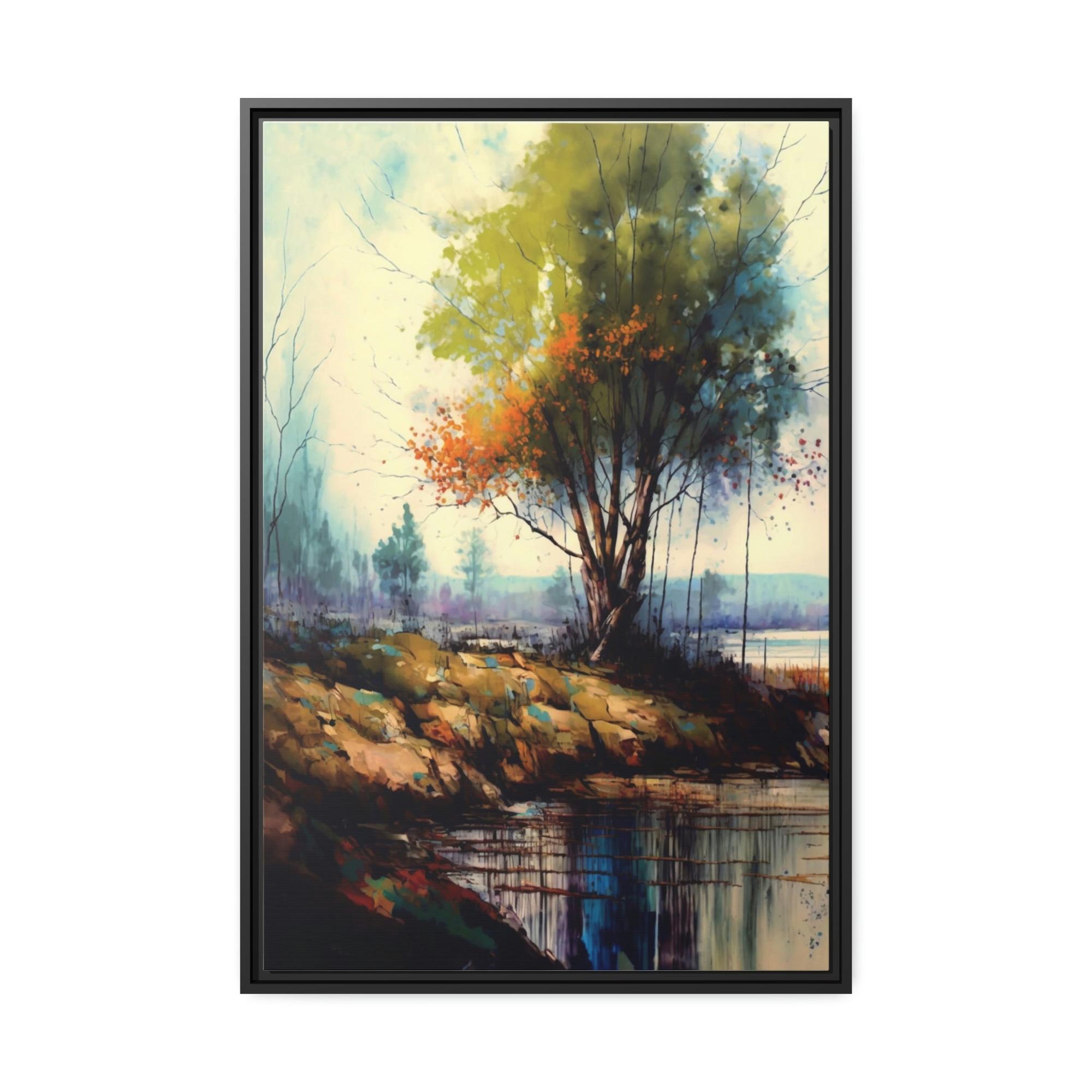 Abstract Landscape Ethereal Beauty: A Print on Canvas  & Poster of a Sublime Landscape