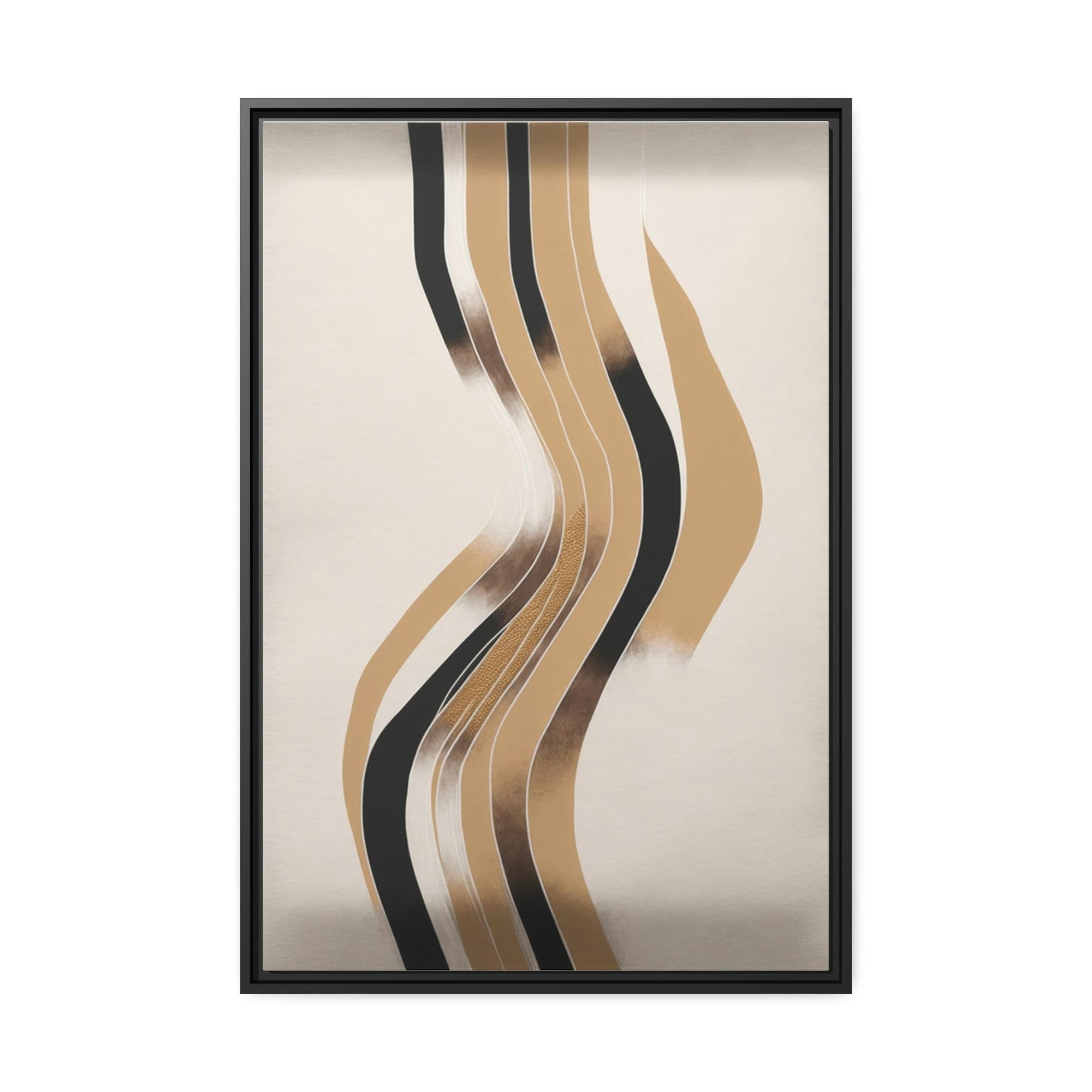 undefined Linear Simplicity: A Framed Poster & Canvas Print of a Minimalist Line Art