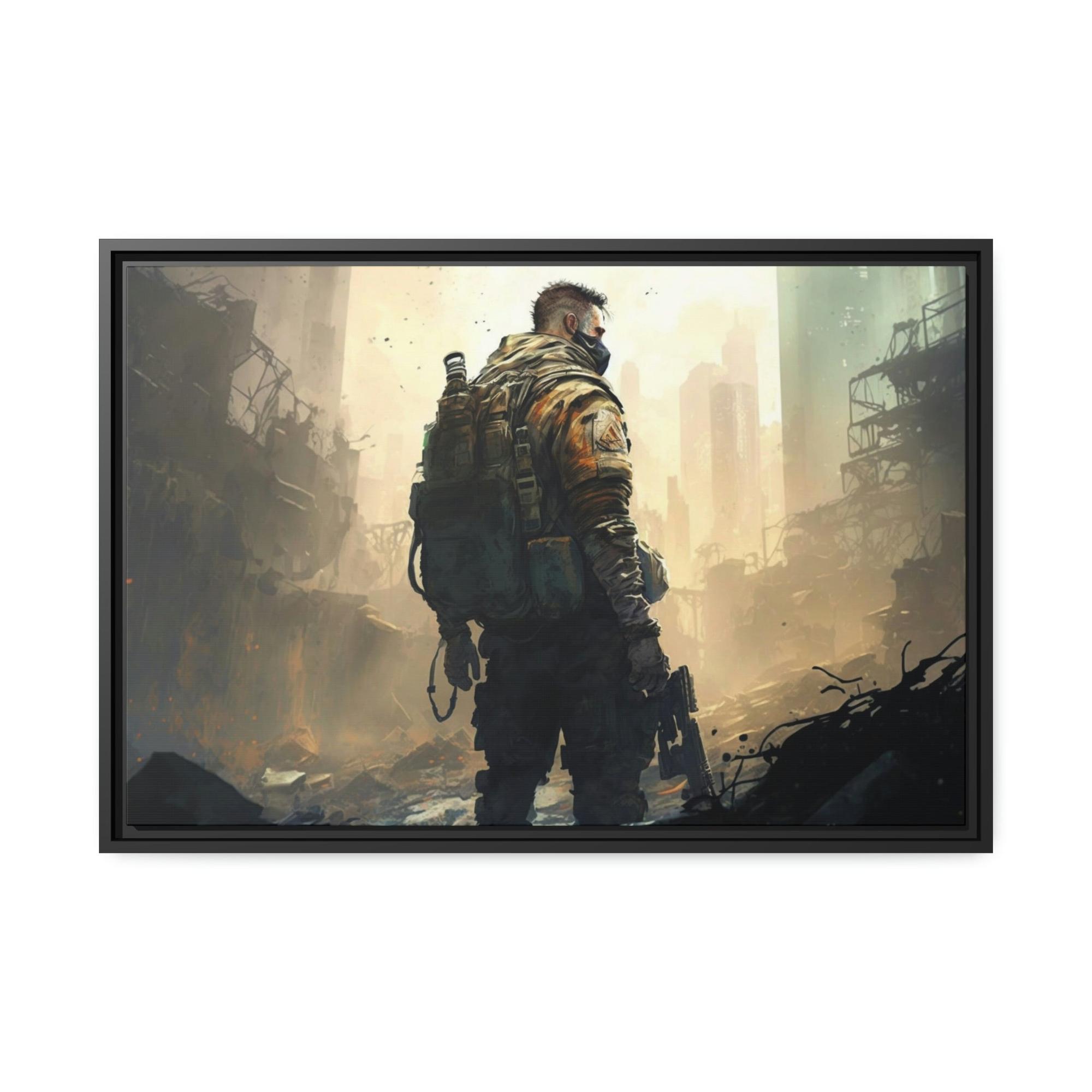undefined Warzone Heroes: Natural Canvas and Print on Canvas Call of Duty Art