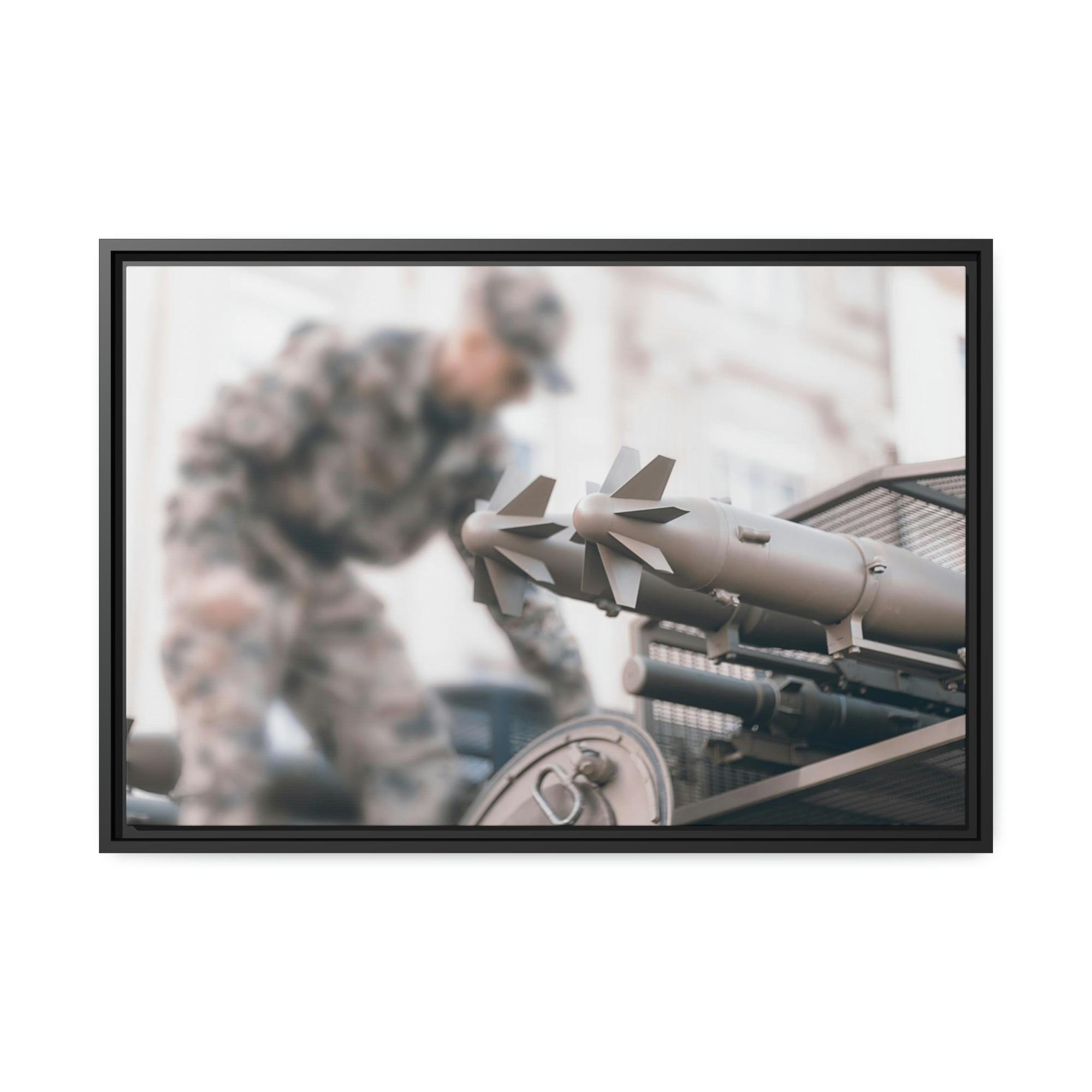 Army Patriotic Spirit: Canvas Art Featuring Army Soldiers in Action